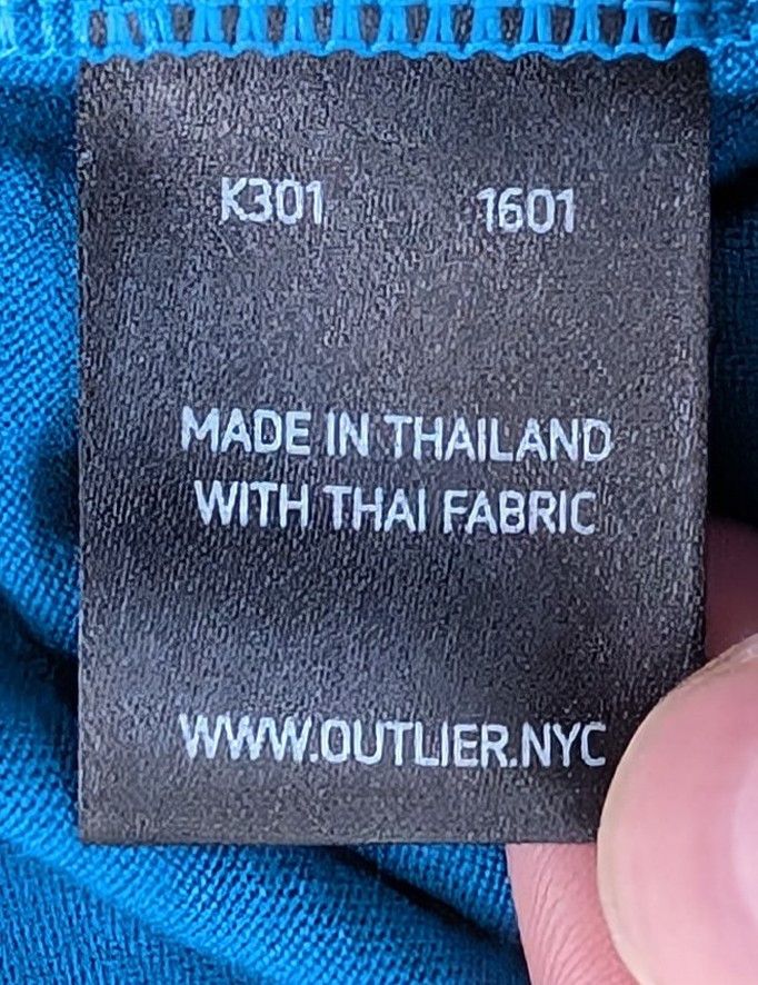 Outlier LNWOT Outlier Ultrafine Tee UFT Shirt 100% Merino Wool Blue Size US M / EU 48-50 / 2 - 4 Thumbnail