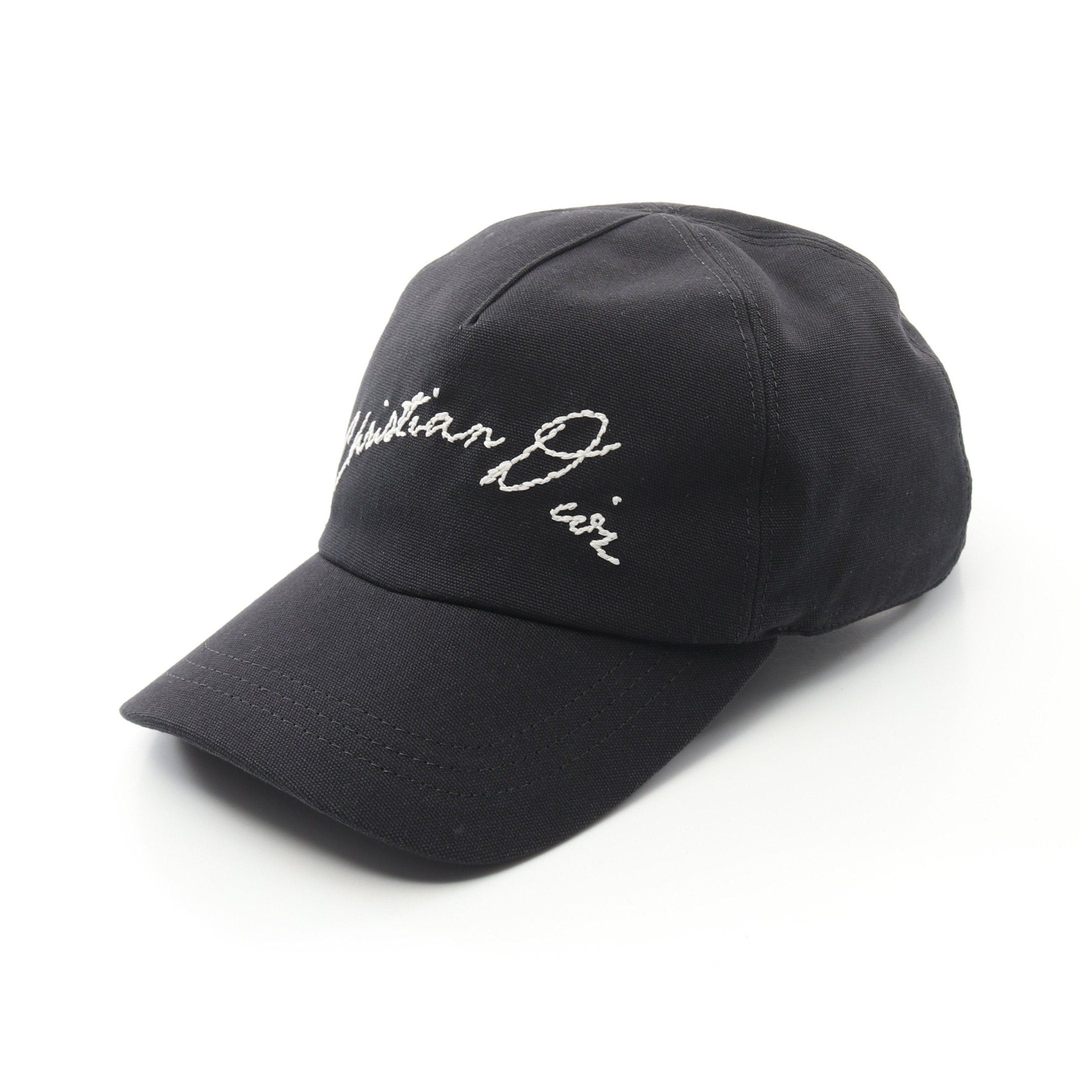 Dior Dior Baseball Cap Logo Canvas Black Size ONE SIZE - 1 Thumbnail