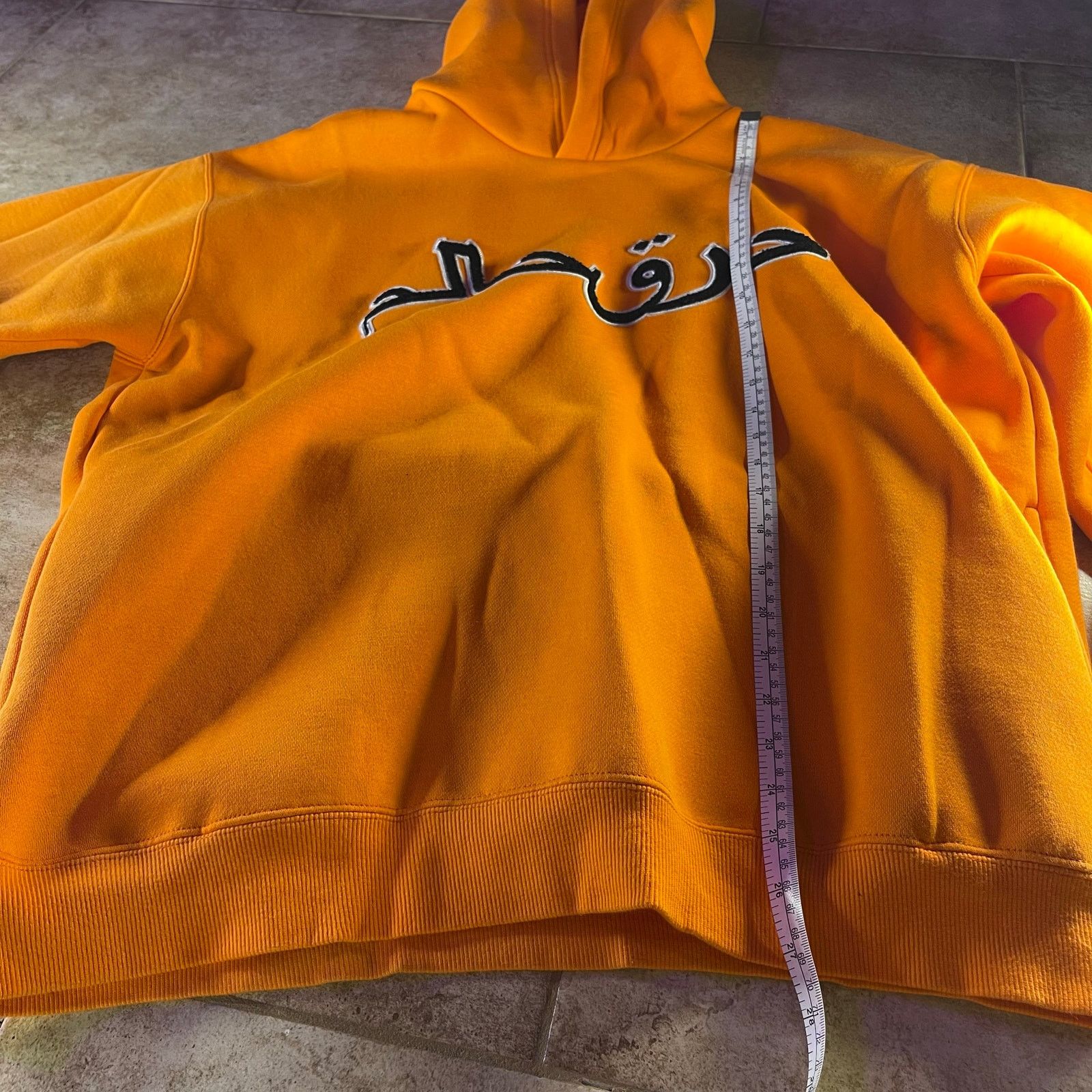 Japanese Brand Orange Arabic Logo Supreme Style Hoodie Size US M / EU 48-50 / 2 - 6 Thumbnail