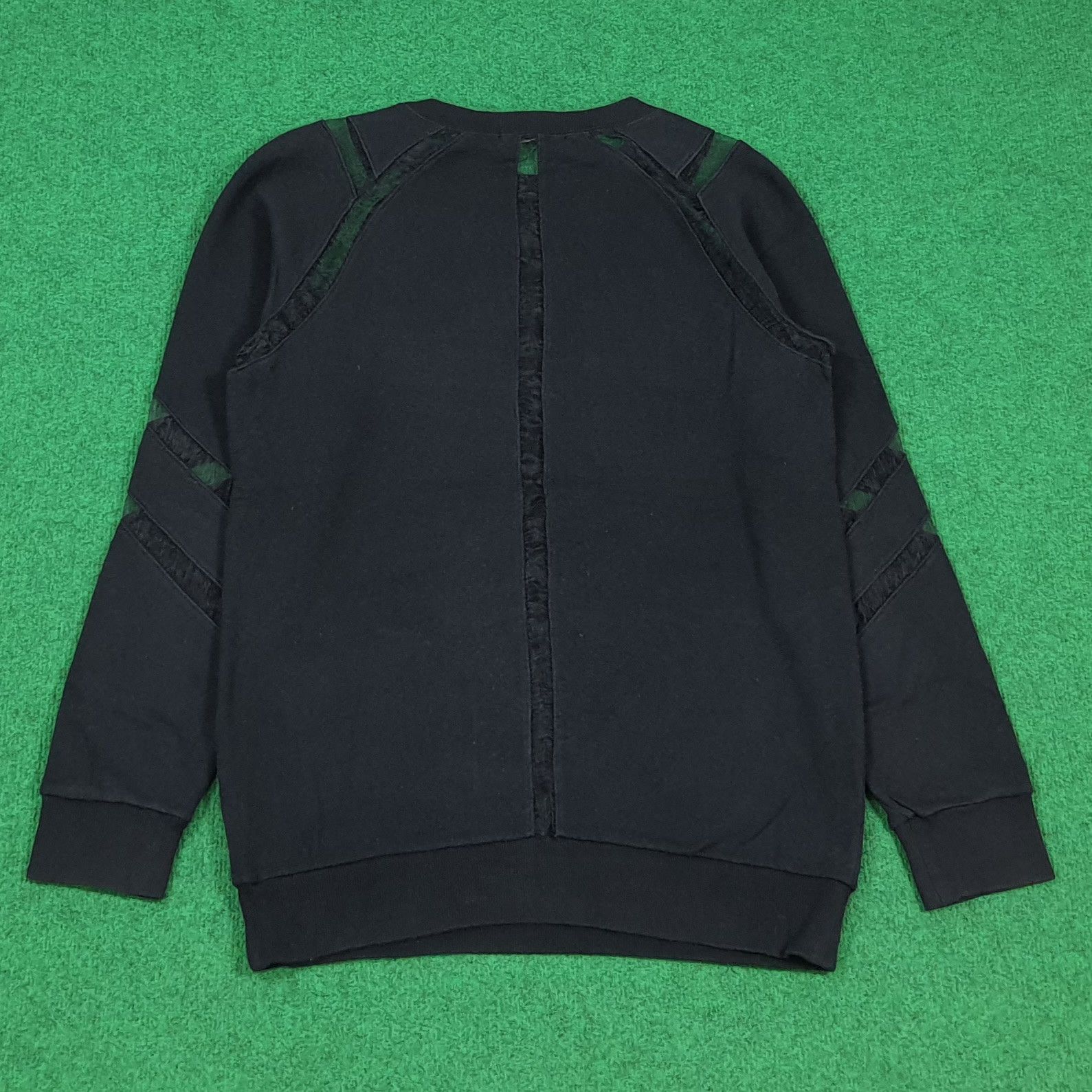 Japanese Brand Vintage Aula Aila Sweatshirt with Floral Lace C296N11 Size S / US 4 / IT 40 - 3 Thumbnail