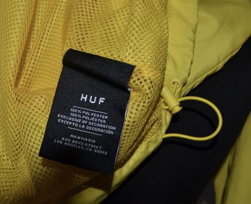 Huf × Thrasher HUF Jacket Anorak Yellow Size S Size US S / EU 44-46 / 1 - 11 Thumbnail