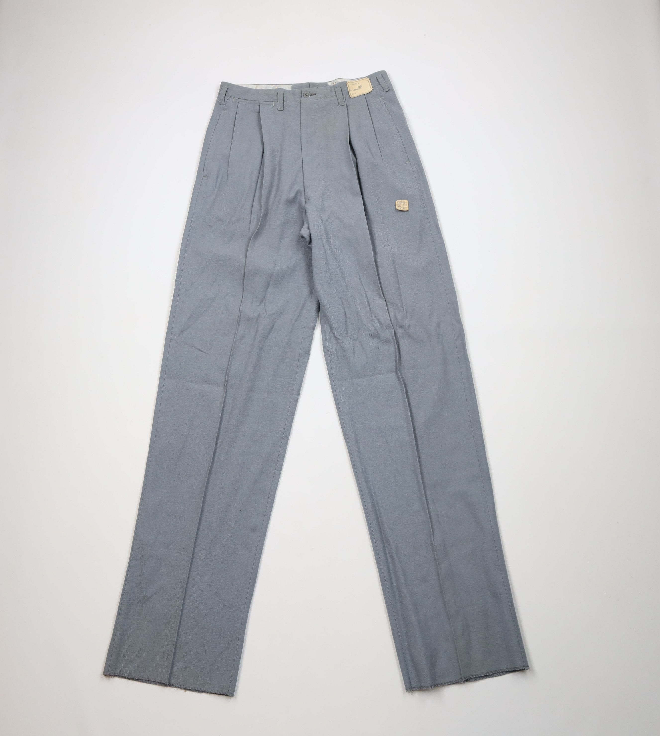 Vintage Deadstock Vintage 50s Wide Leg Bell Bottoms Pants Gray Size US 30 / EU 46 - 1 Thumbnail