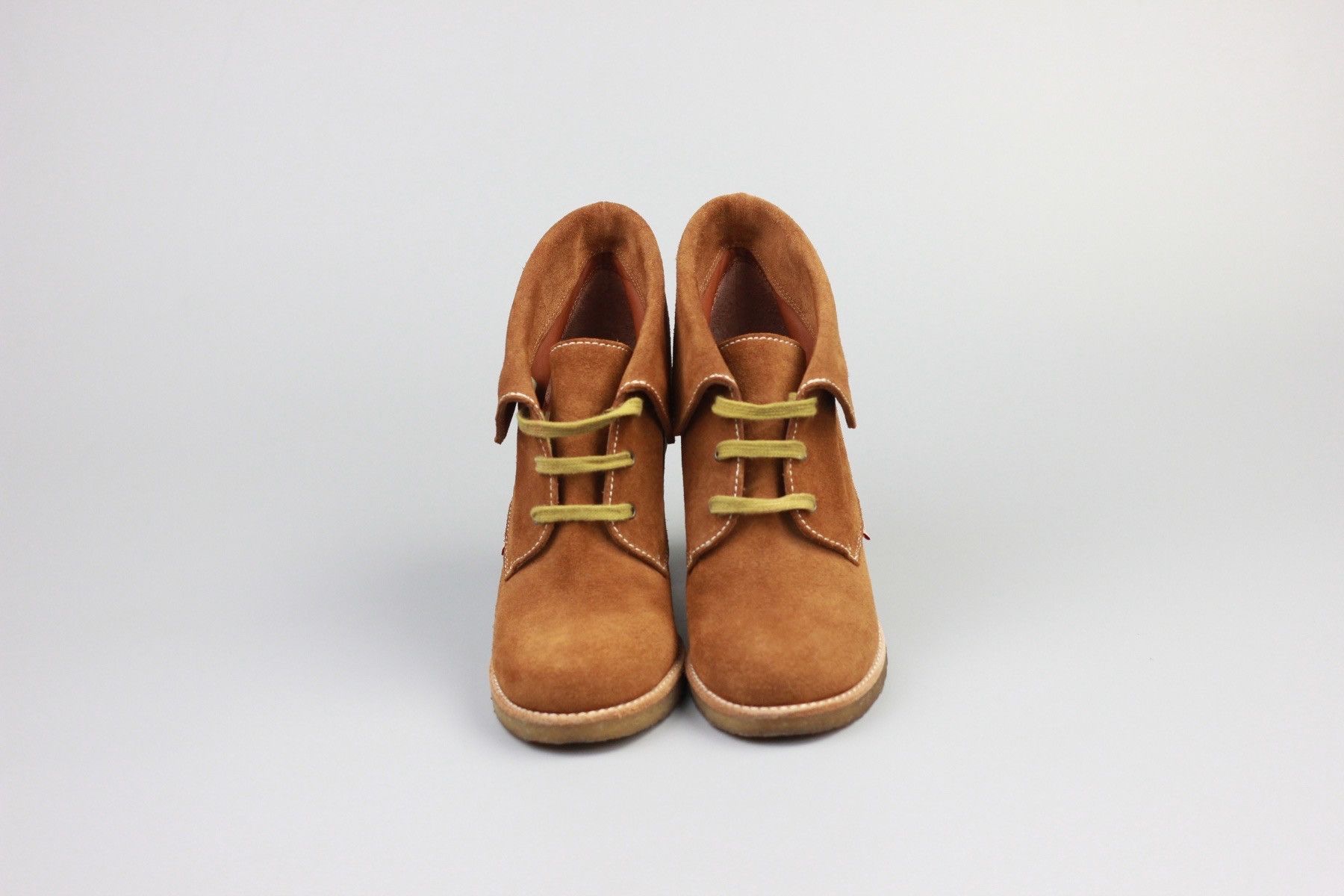 Chloe × See by Chloe See By Chloe Brown Suede Heels Boots Size 37 Size US 7 / IT 37 - 1 Thumbnail