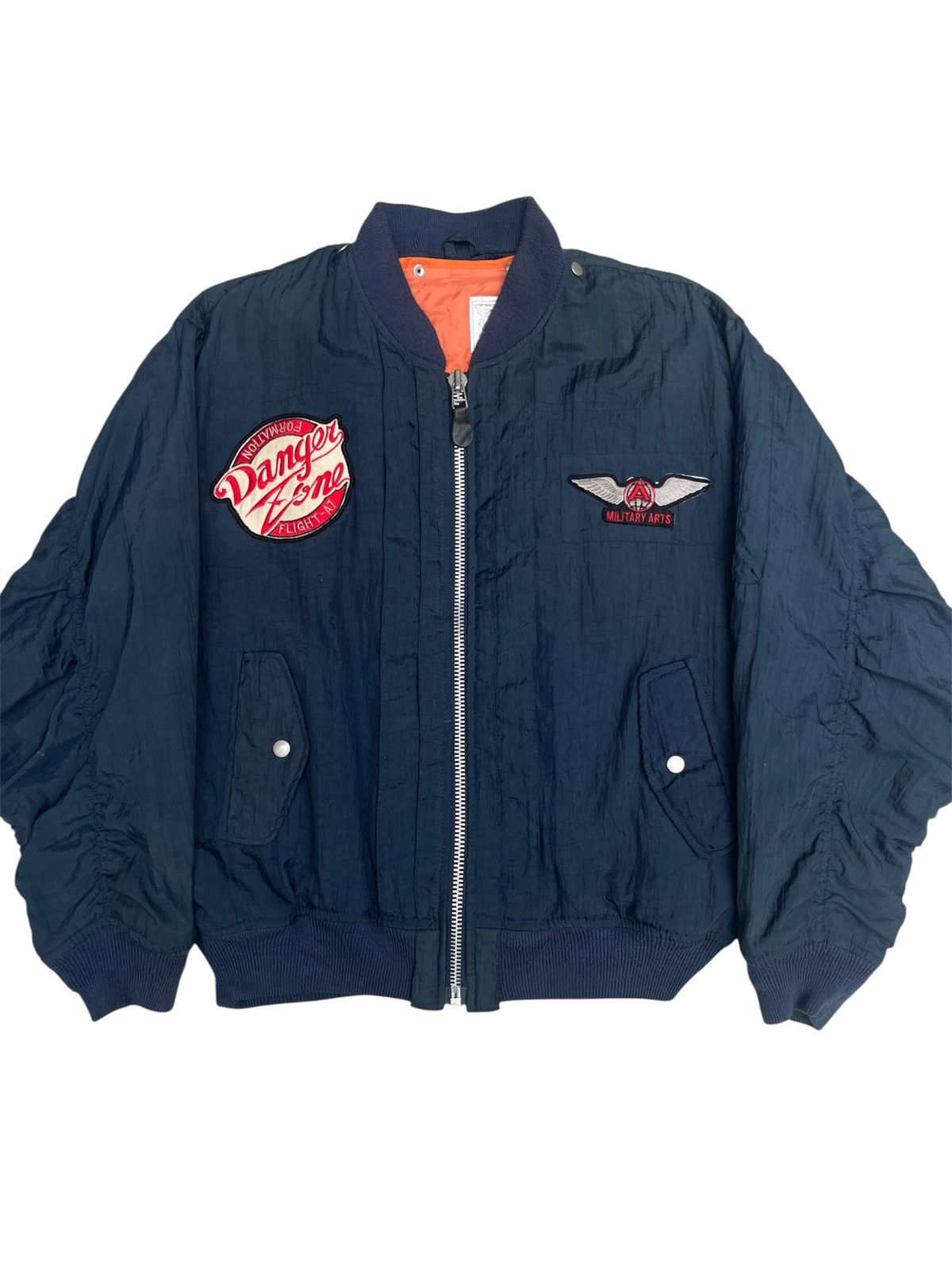 Vintage Vintage Savage Military Arts Bomber Danger Zone Patch Size US M / EU 48-50 / 2 - 2 Thumbnail