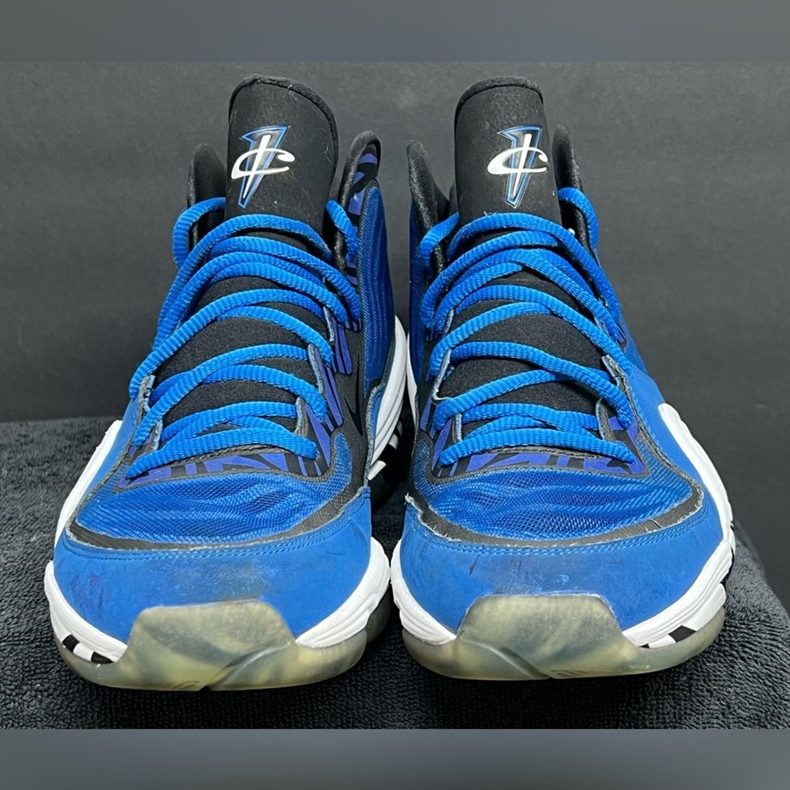 Nike Size 11 - Nike Air Penny 5 Memphis Tigers Blue Black Suede Size US 11 / EU 44 - 3 Thumbnail