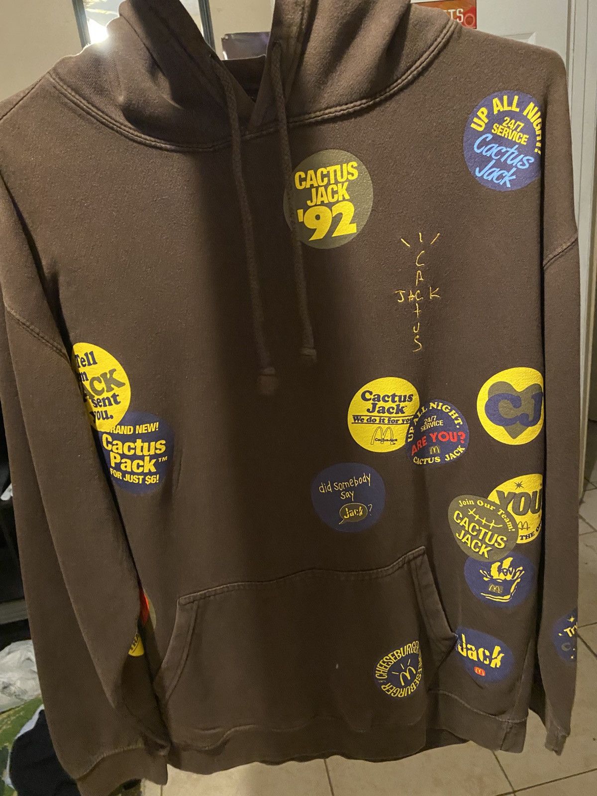 Travis Scott Travis scott X Mcdonalds sticker bomb hoodie size Large Size US L / EU 52-54 / 3 - 2 Thumbnail