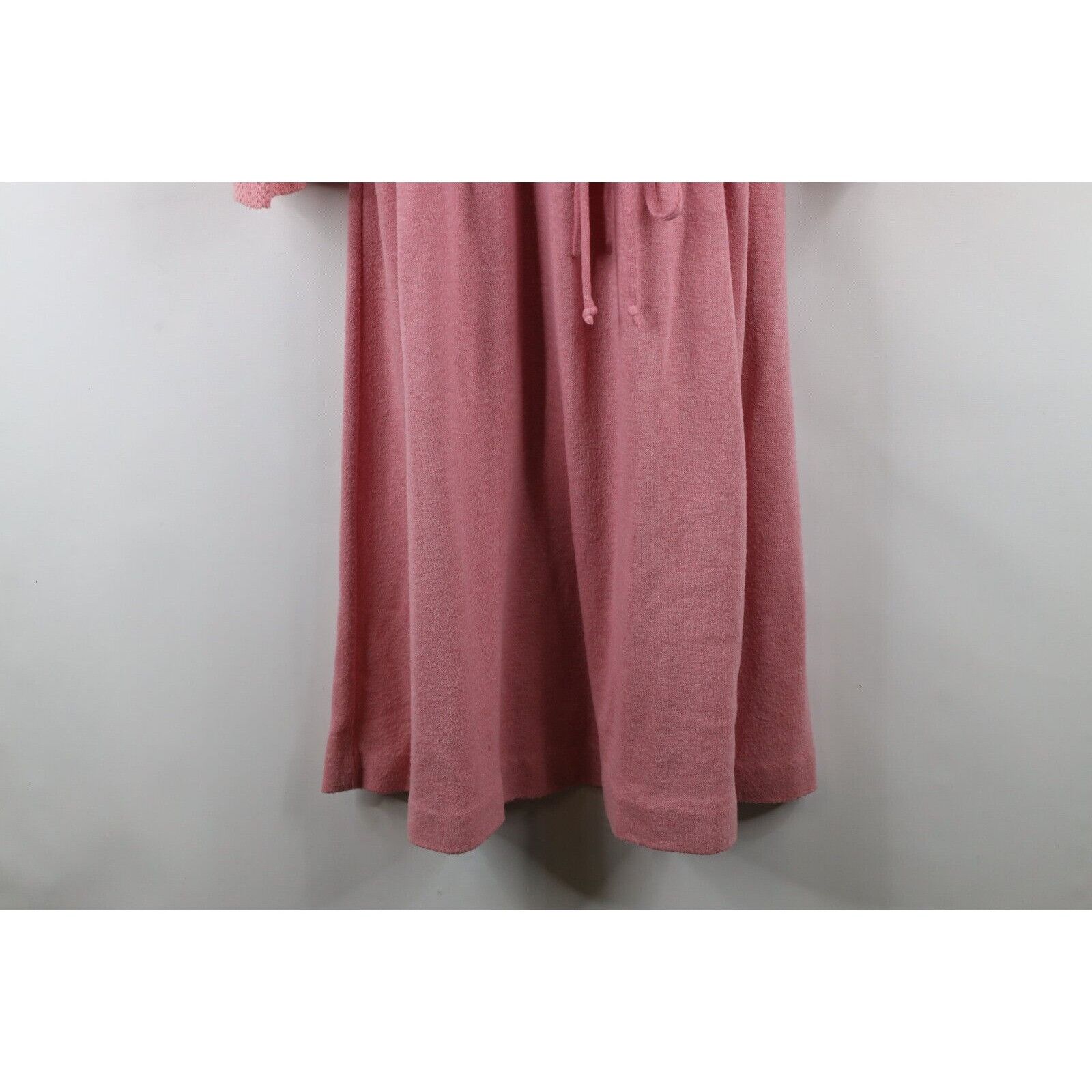 Vintage Vintage 70s Streetwear Distressed Crochet Knit Dress Size XXL / US 16-18 / IT 52-54 - 4 Thumbnail
