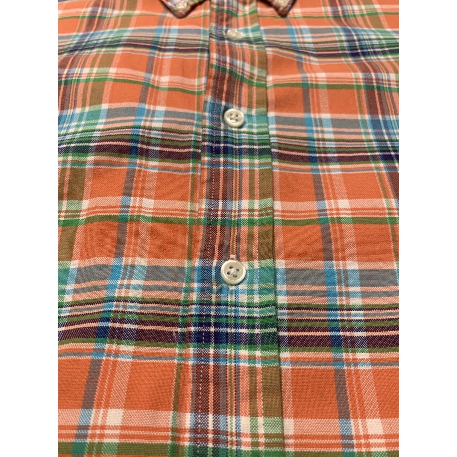 Ralph Lauren VINTAGE Ralph Lauren Men’s Button-Down Shirt 2XL XXL Short Sleeve Plaid Cotton Preppy Size US XXL / EU 58 / 5 - 5 Thumbnail