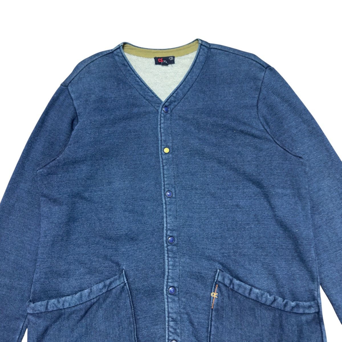 45rpm 45rpm Indigo Dyed Sweat Cardigan Size US M / EU 48-50 / 2 - 3 Thumbnail