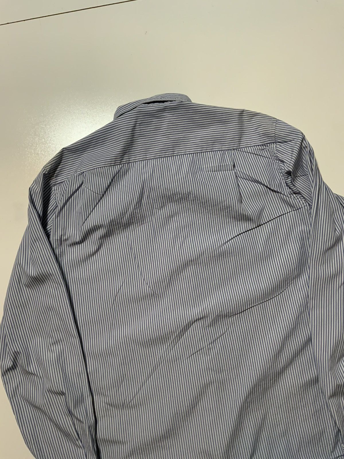 President's $349 Presidents P’s Giza Cotton Popeline Stick Striped Shirt Size US L / EU 52-54 / 3 - 4 Thumbnail