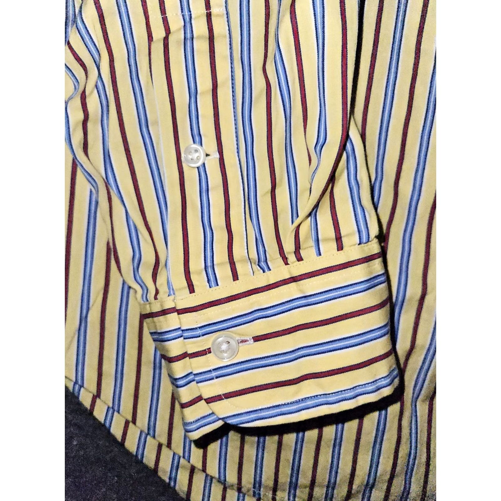 Ralph Lauren Ralph Lauren Button-Down Shirt Men 2XL Classic Fit Yellow Striped Preppy Shirt Size US XXL / EU 58 / 5 - 5 Thumbnail
