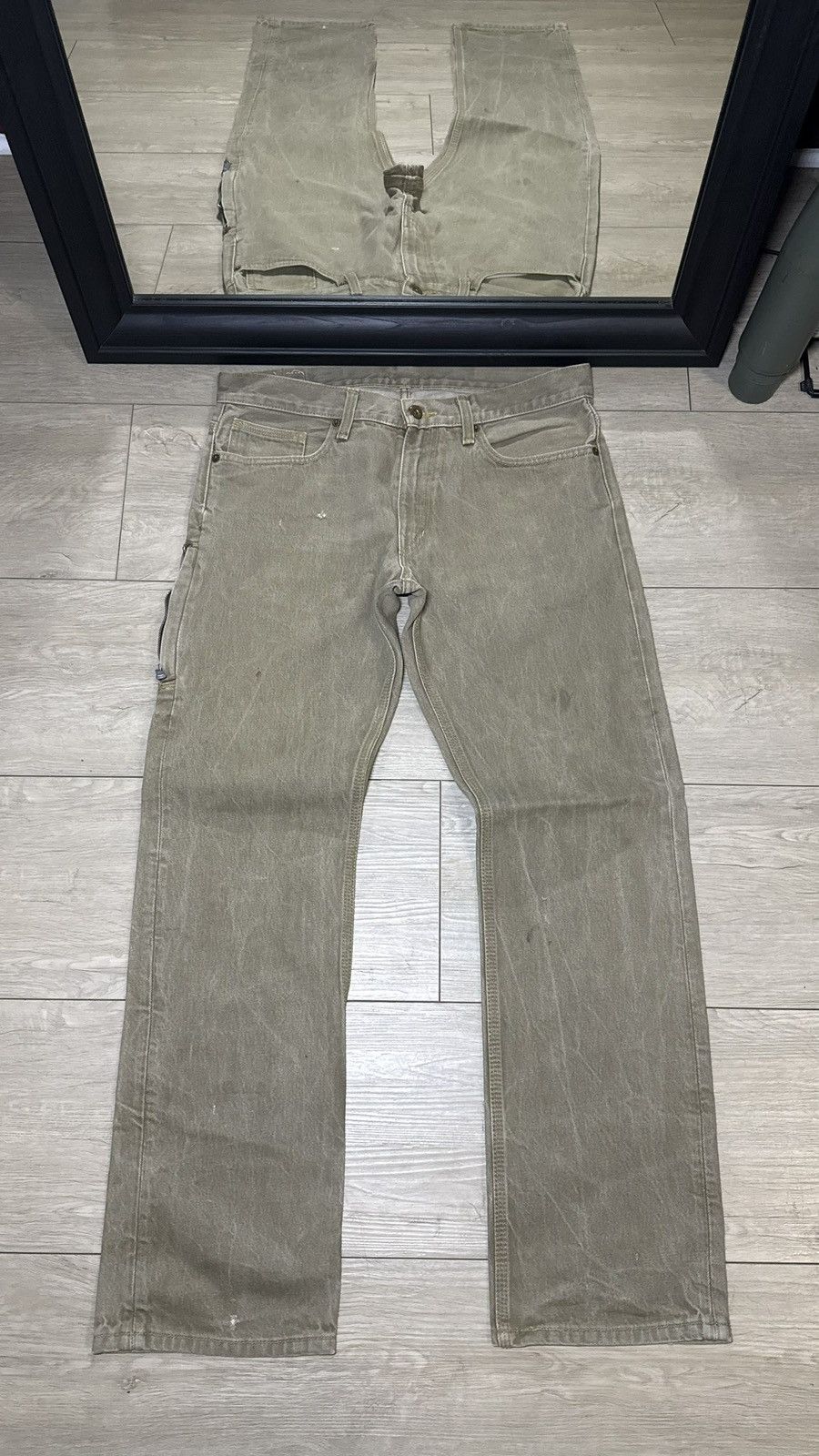 Levi's Y2K 2000s Levi’s 511 34 x 32 Faded Stone Wash Baggy Denim Size US 34 / EU 50 - 1 Thumbnail