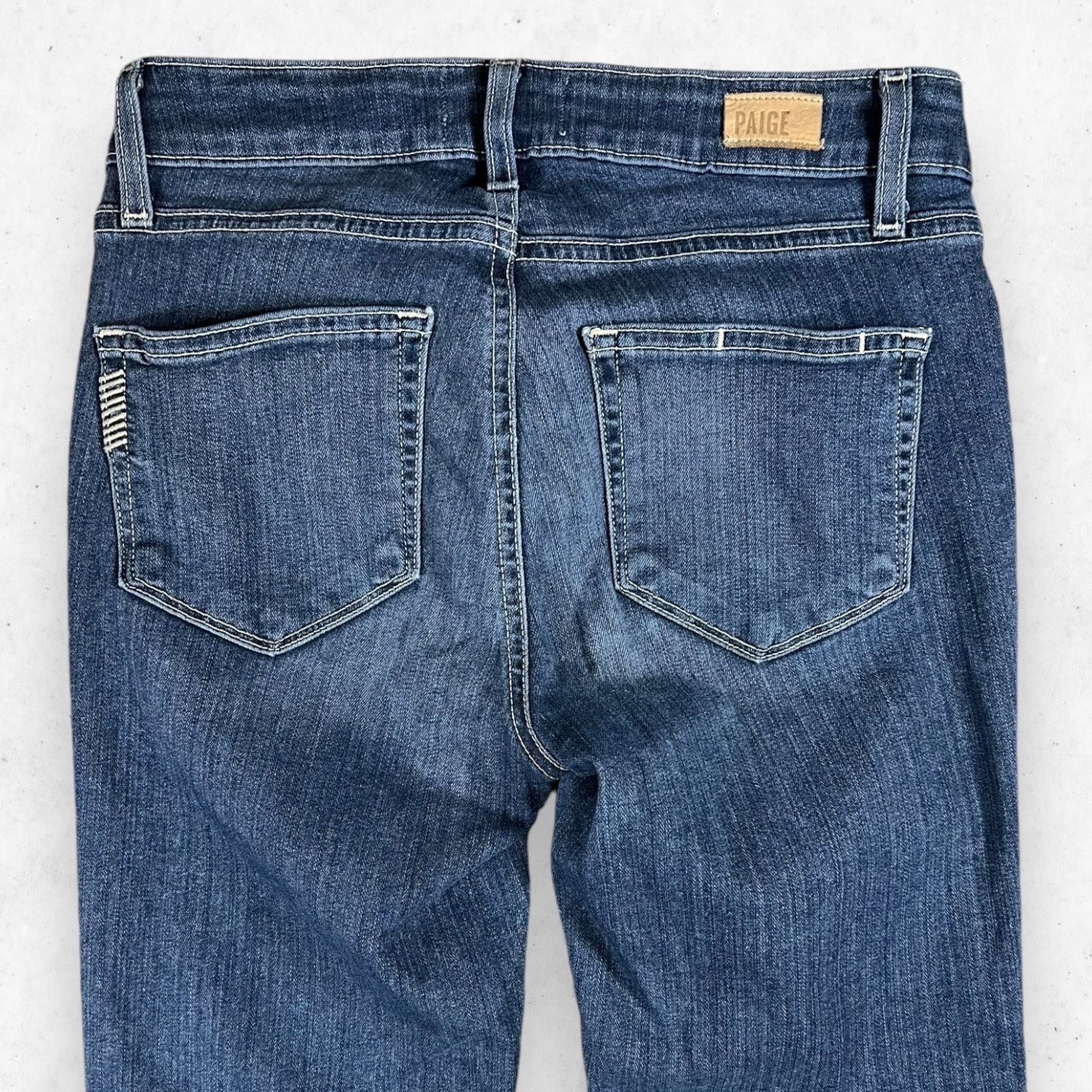 Paige Paige Jeans Verdugo Crop Women's 25 Stretch Denim Raw Hem Size 25" / US 0 / IT 36 - 5 Thumbnail