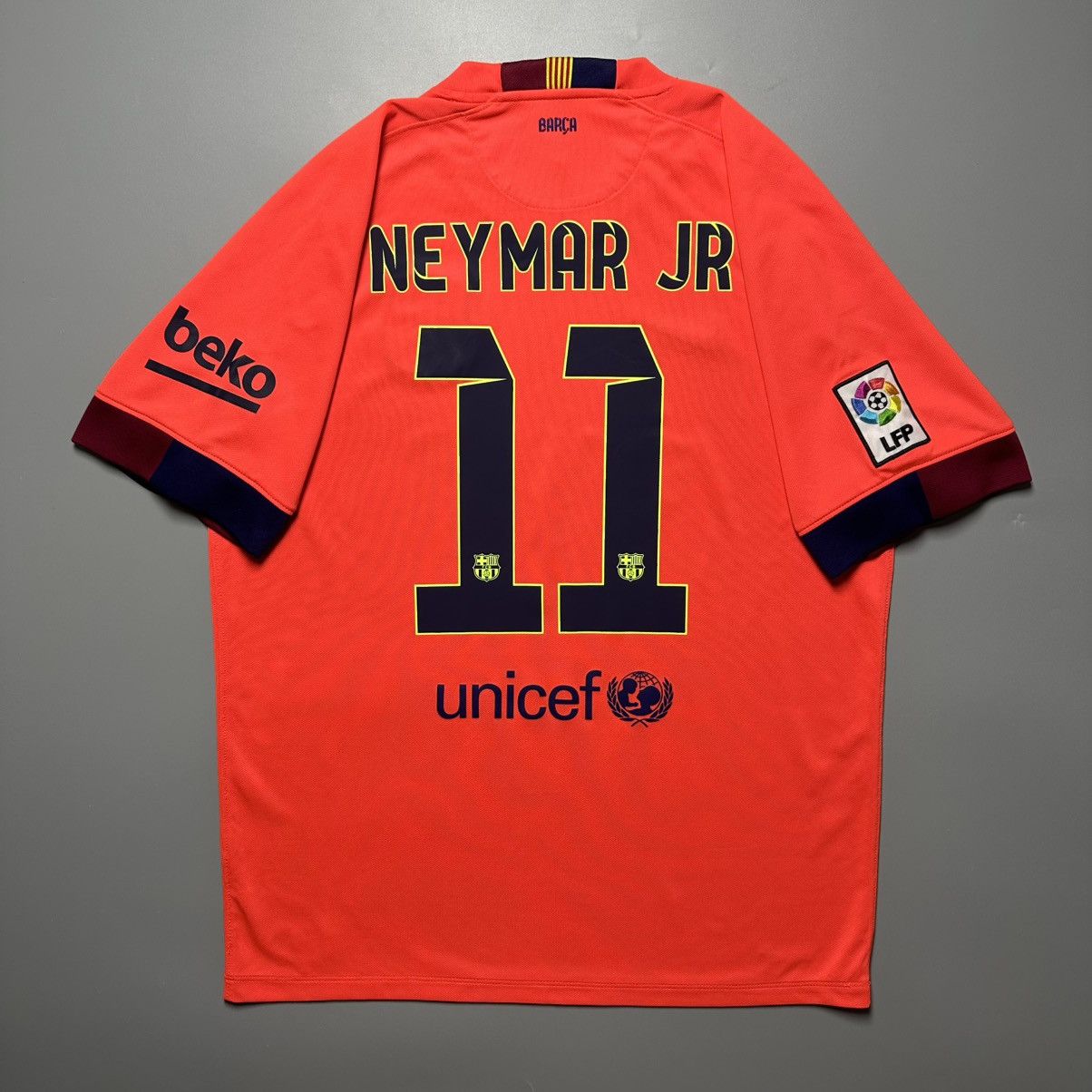 BARCELONA NIKE 2014/2015 FOOTBALL AWAY JERSEY #11 NEYMAR