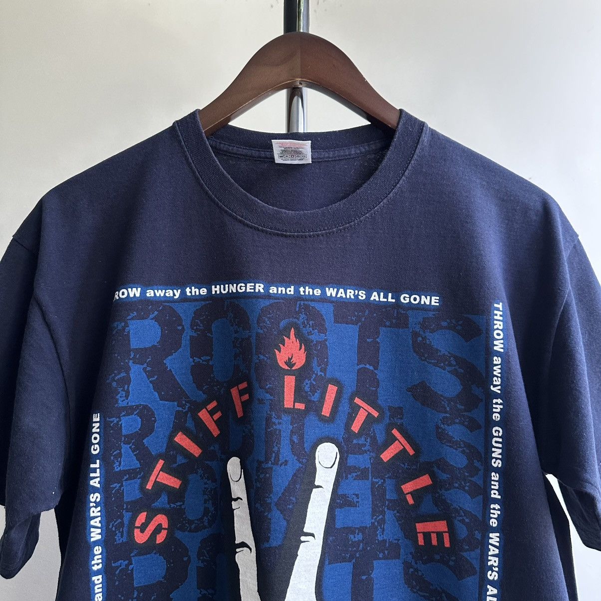 Band Tees Vintage Stiff Little Fingers SLF Band Tour Tee Size US L / EU 52-54 / 3 - 3 Thumbnail