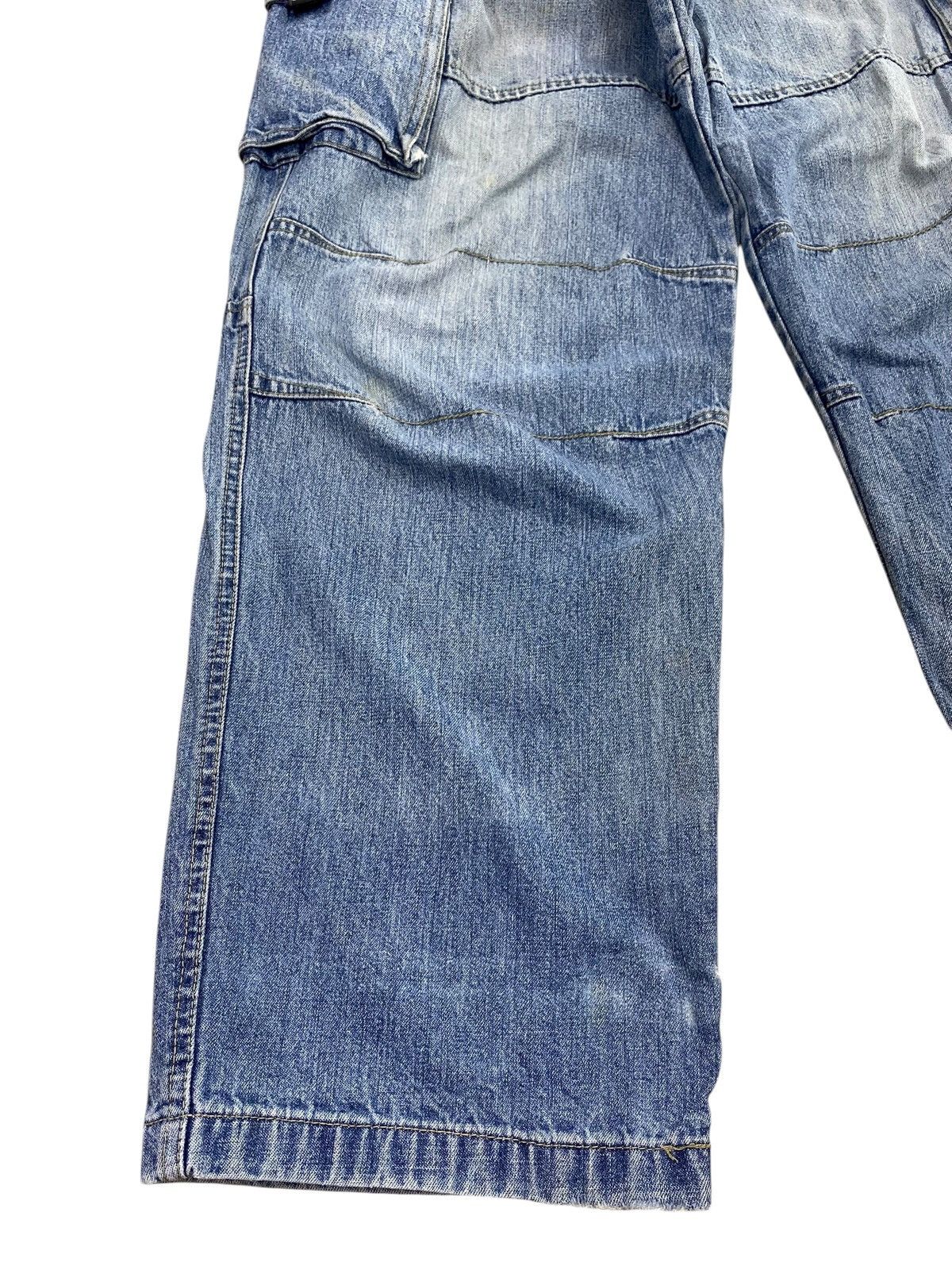 Other Diko Japanese Brand Blue Faded Wash Style Cargo Jeans Size US 31 - 5 Thumbnail