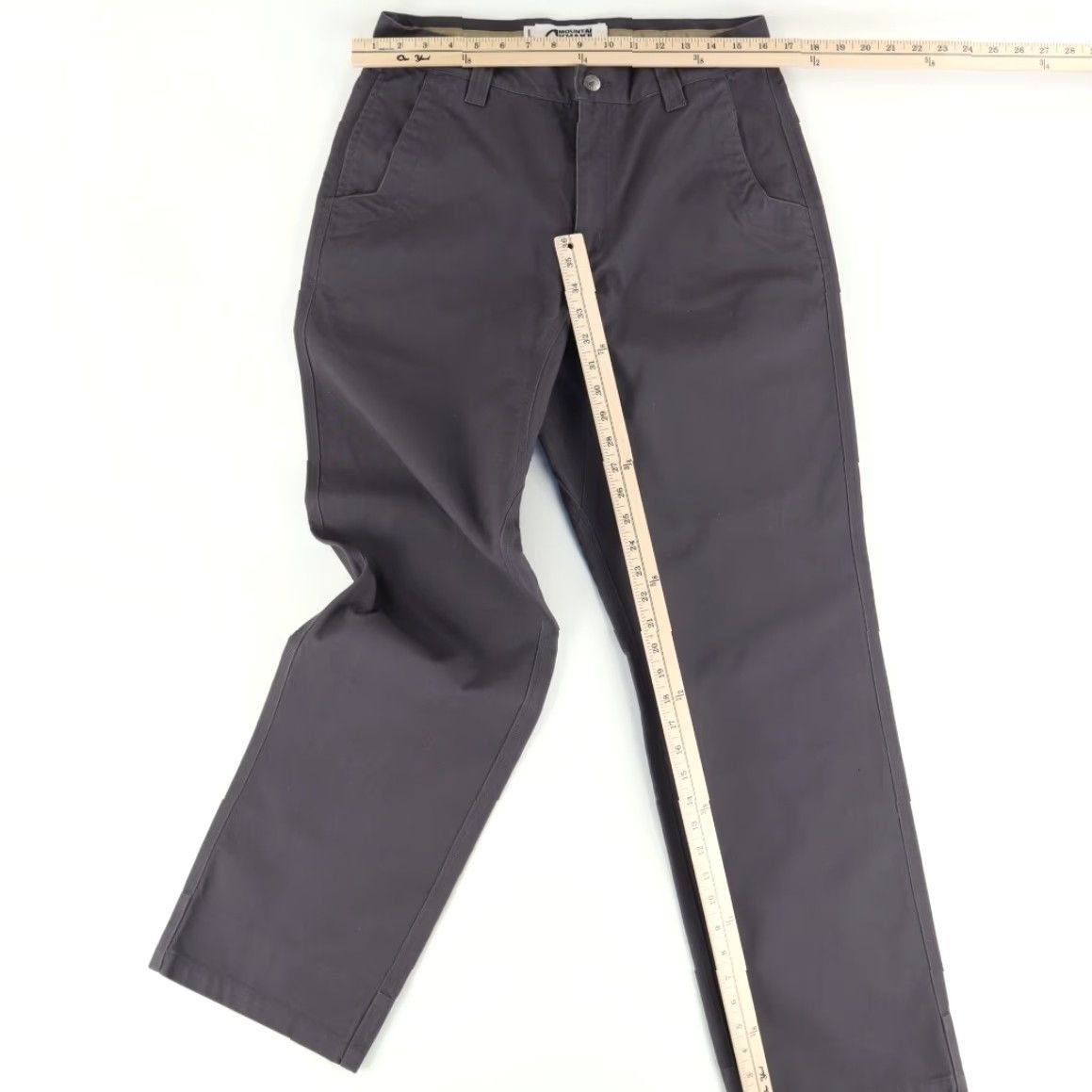 Mountain Khakis Mountain Khakis Cotton Canvas Chino Pants Gray Men's 33 Chino Pants Relaxed Cotton Canvas Gray Mens 33 Size US 33 - 3 Thumbnail