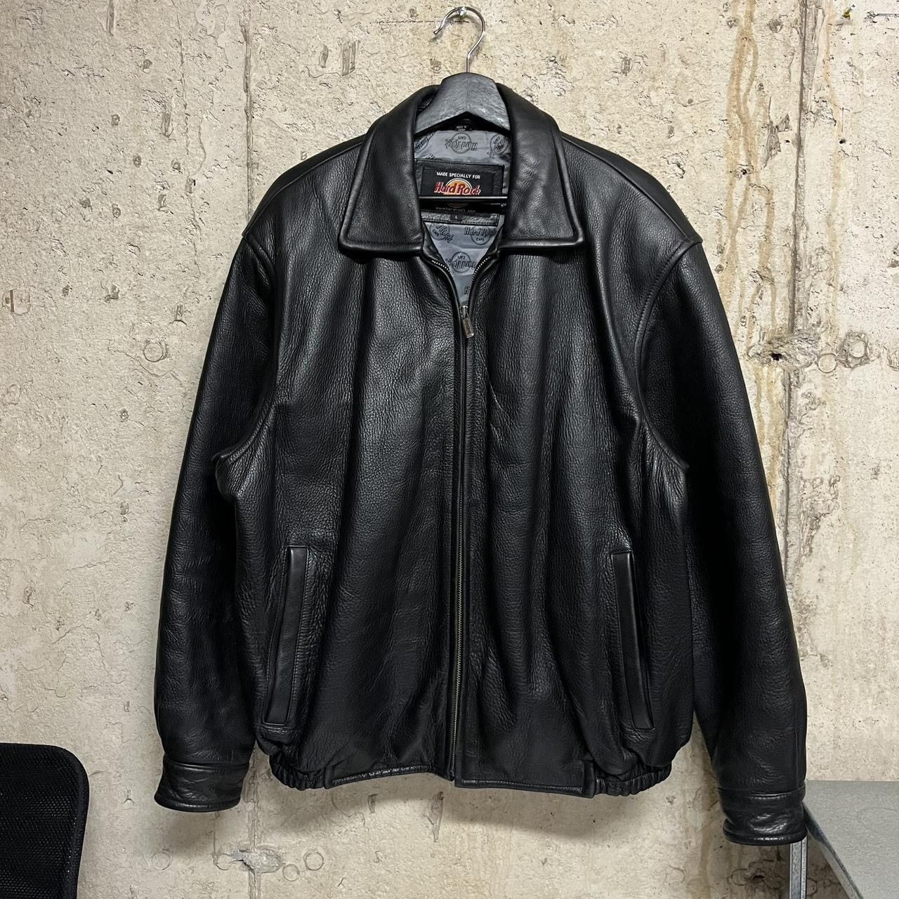 Vintage Hard Rock Cafe Heavy Leather Jacket