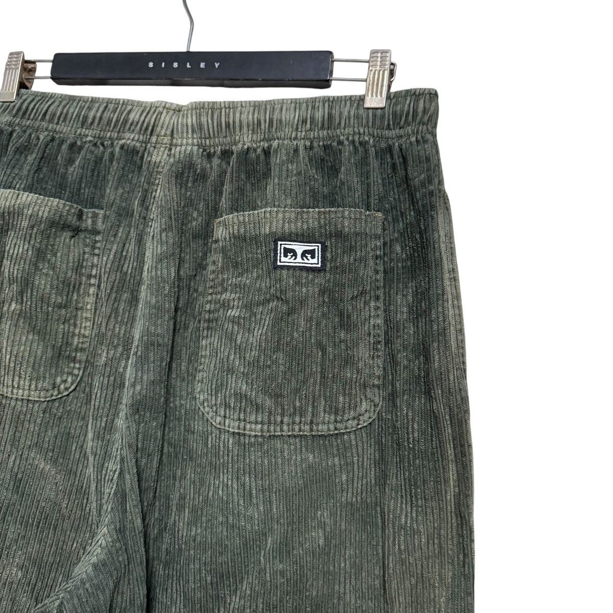 Obey Obey Corduroy Baggy Pants Drawstring Faded Size US 34 / EU 50 - 9 Thumbnail