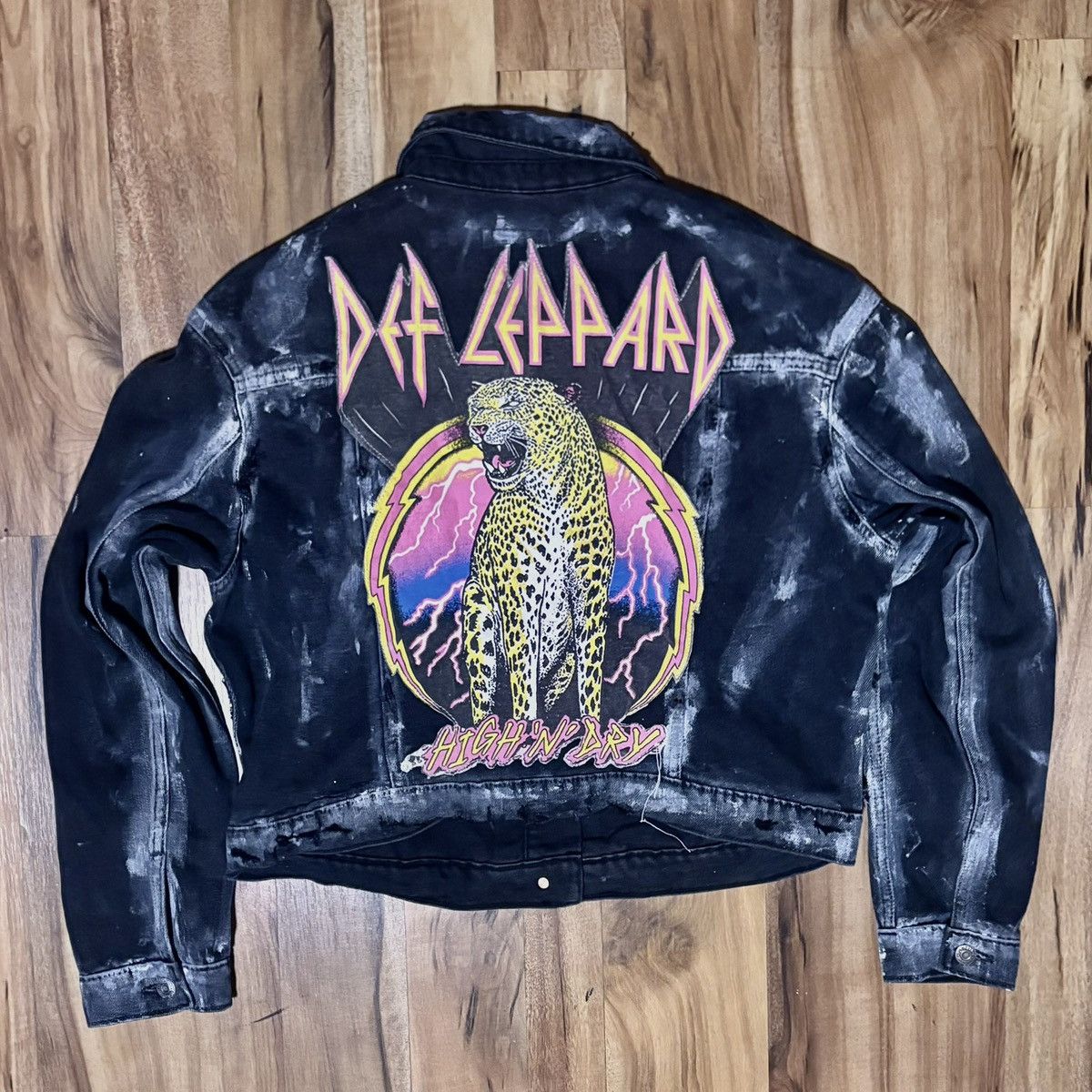 Def Leppard Def Leppard Denim Jacket Size S / US 4 / IT 40 - 2 Thumbnail