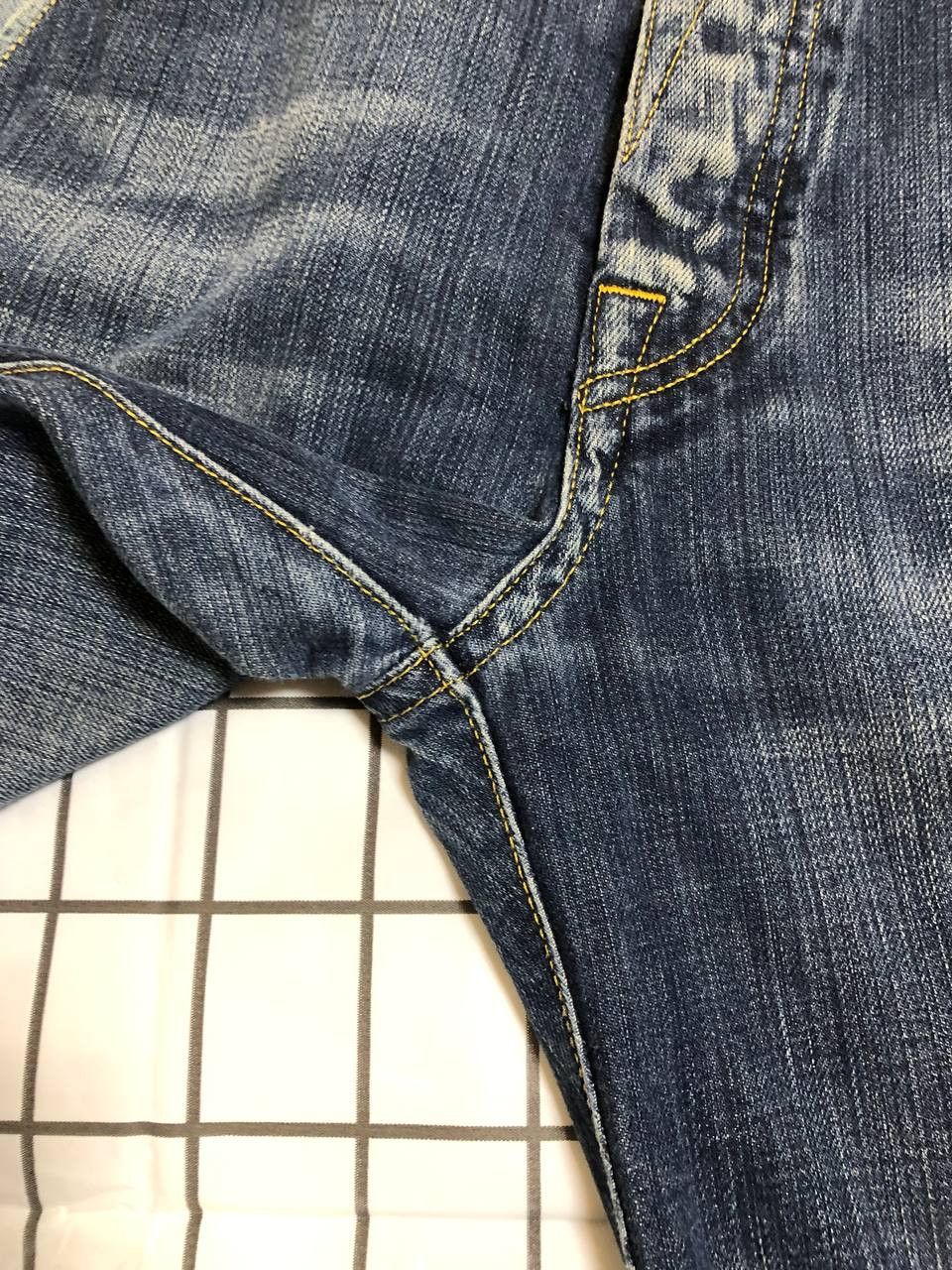 G-Star G-Star Originals Raw Blue Denim Bootcut Dark Wash Mid Rise Size US 34 / EU 50 - 10 Thumbnail