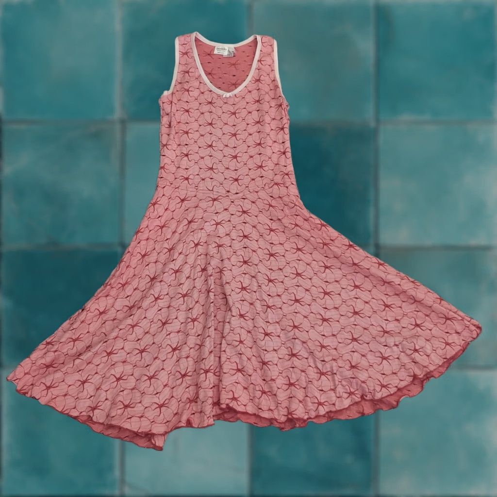 Vintage Biondo Beverly Hills Dress Women's Sleeveless Pink S Maxi Long Casual Party/Cocktail Formal Redefined 90s (none) Size S / US 4 / IT 40 - 1 Thumbnail