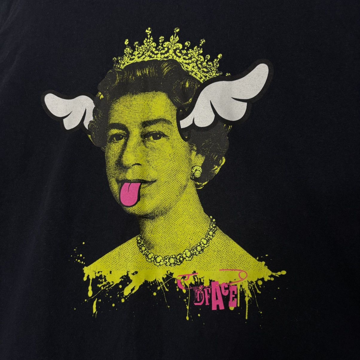 Japanese Brand × Medicom Toy × Vintage D*FACE TEE DOG SAVE THE QUEEN by Medicom Toy Japan Size US M / EU 48-50 / 2 - 2 Thumbnail