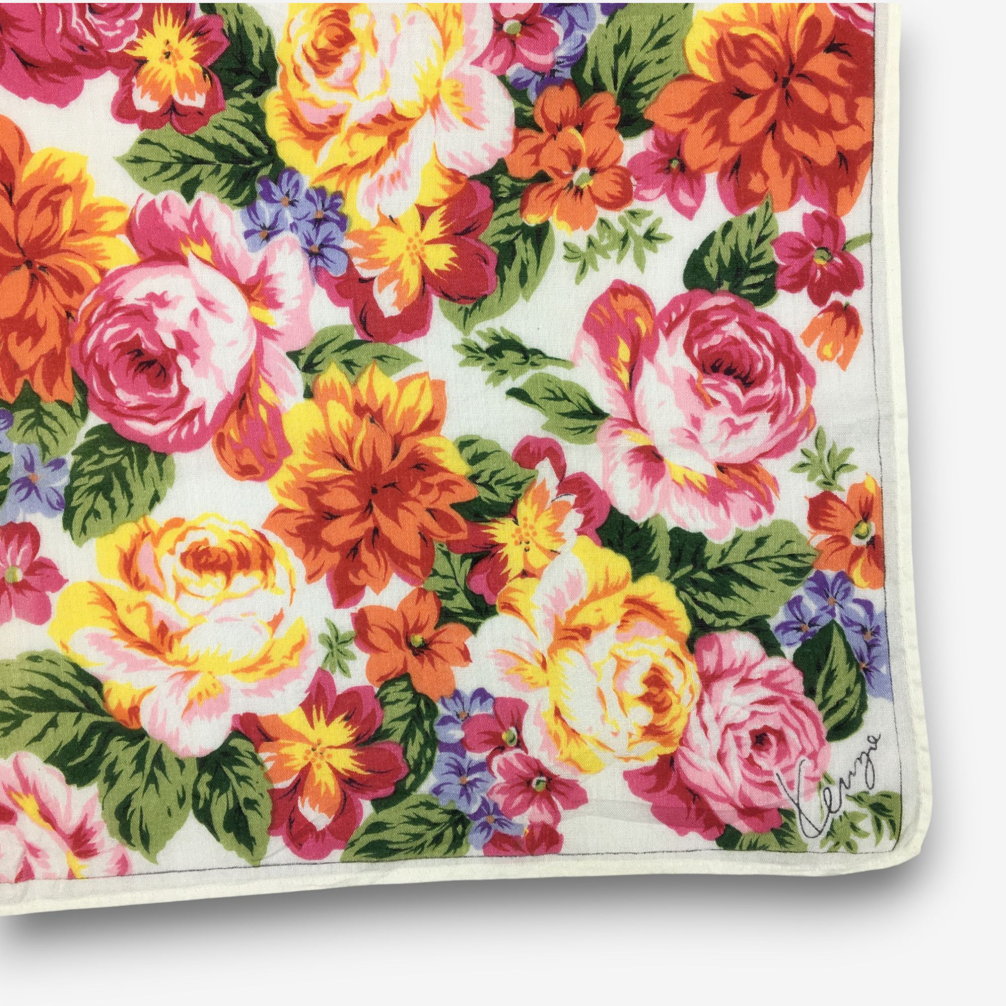 Kenzo Vintage Kenzo Handkerchief Pocket Square Bandana Size ONE SIZE - 3 Thumbnail