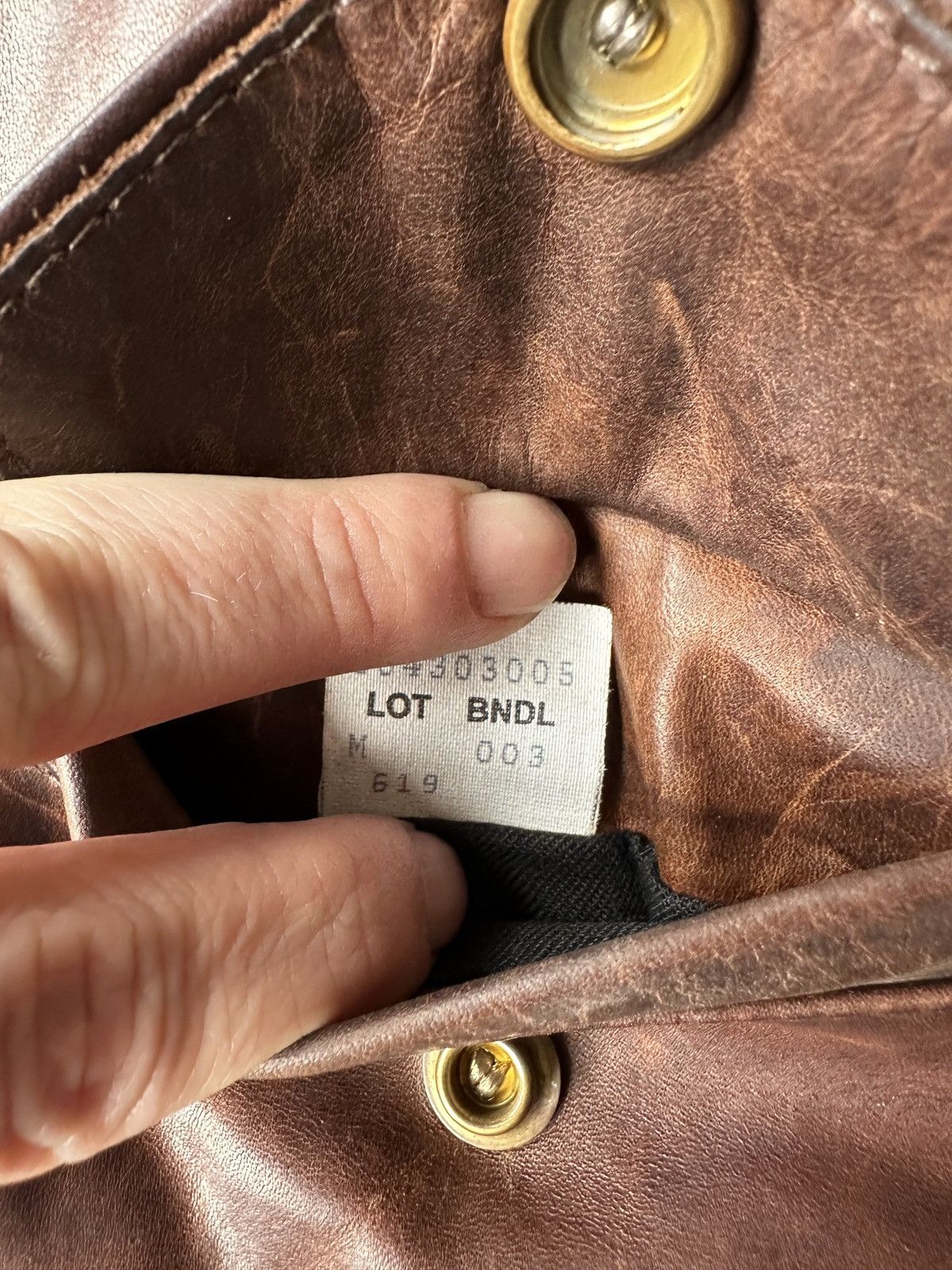 Schott Schott Perfecto 619 Hand Oiled Brown Cowhide Leather Jacket Size US M / EU 48-50 / 2 - 12 Thumbnail