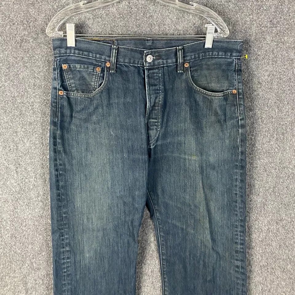 Levi's Levi's Jeans Men's 36x30 501XX Denim Button Fly 100% Cotton Size US 36 / EU 52 - 2 Thumbnail