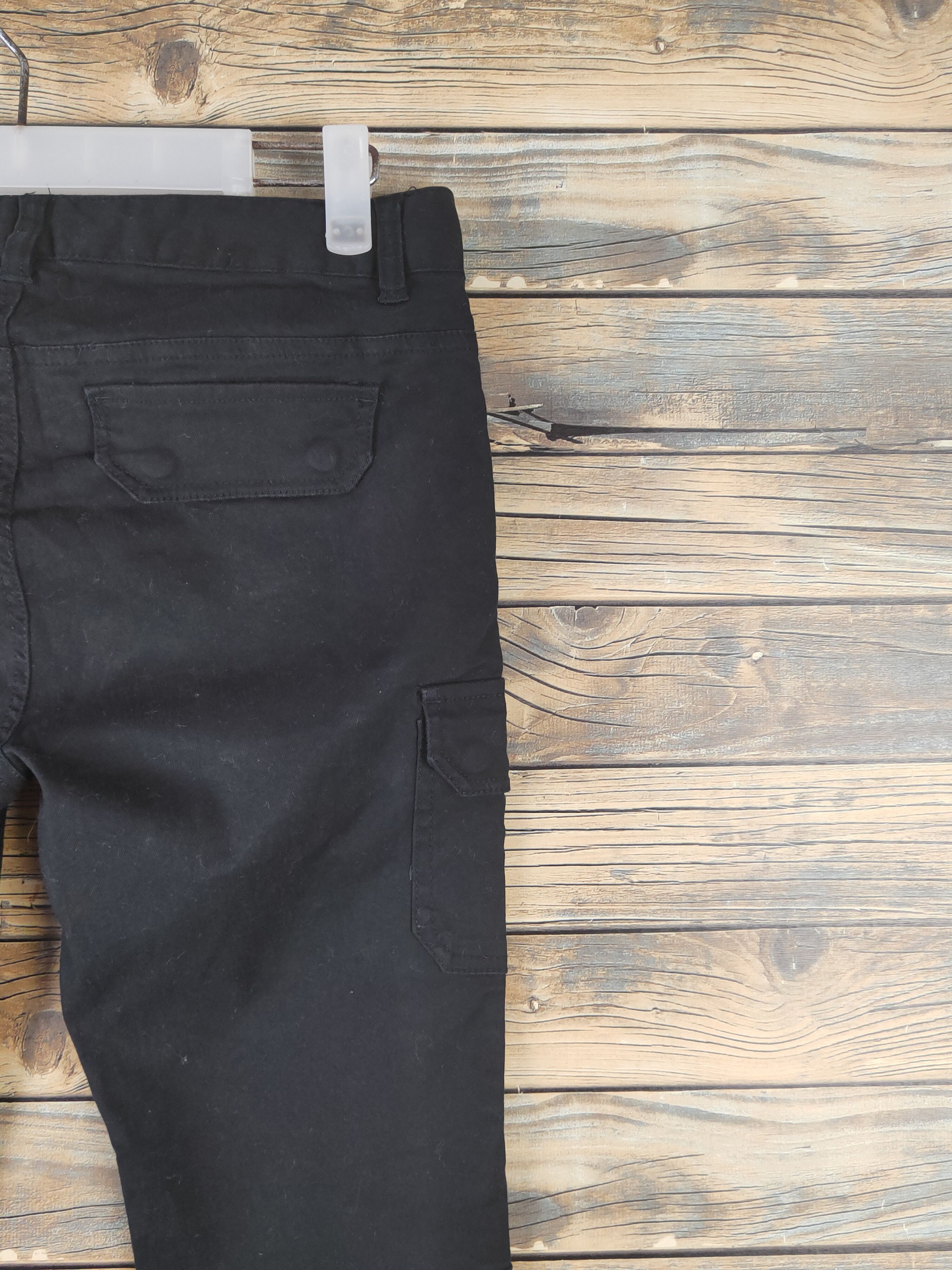 Japanese Brand DL Inter Crew Black Multipocket Tactical Cargo Pants #1652 Size 28" / US 6 / IT 42 - 10 Thumbnail