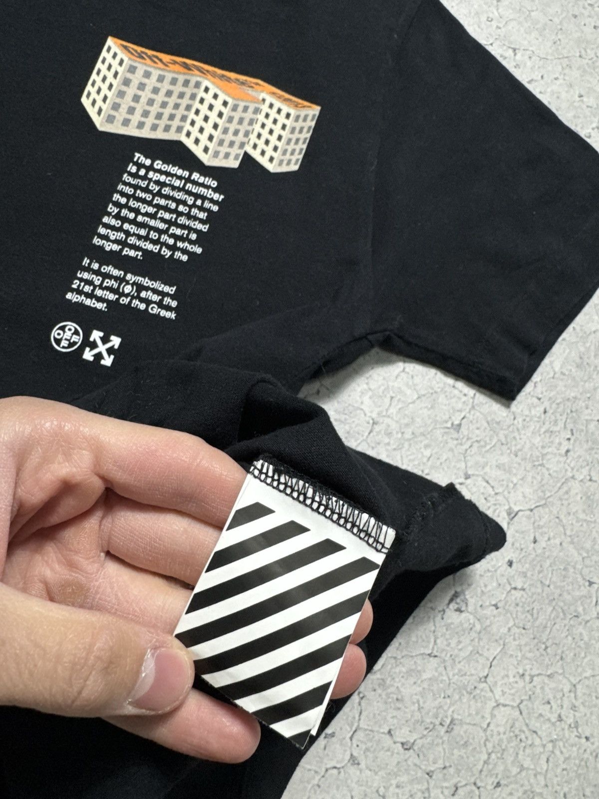 Off-White Off-White Rationalism Luxury Black Big Logo Shirt Size S Size US S / EU 44-46 / 1 - 6 Thumbnail