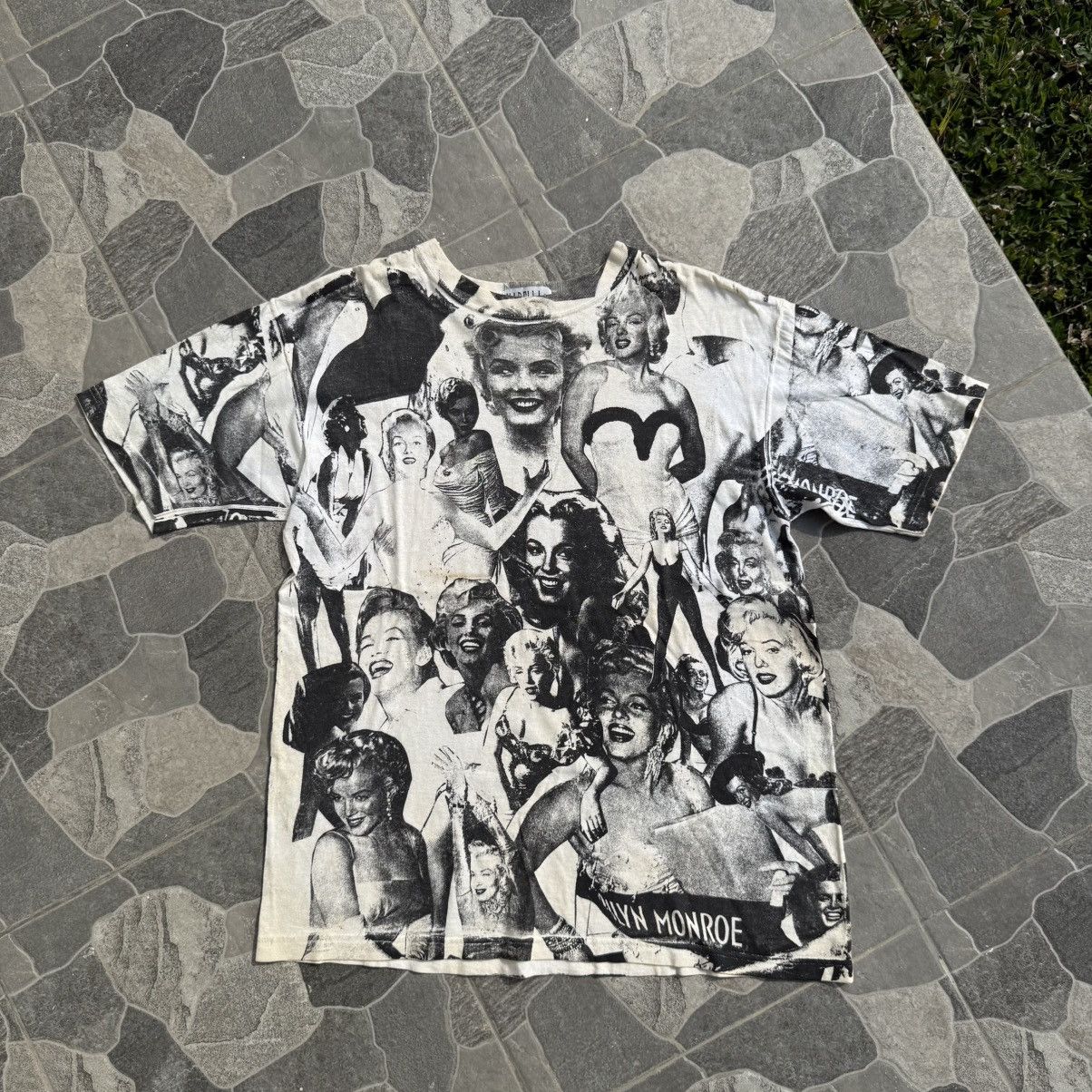 Vintage Marilyn Monroe All Over print 90's Size US L / EU 52-54 / 3 - 1 Thumbnail