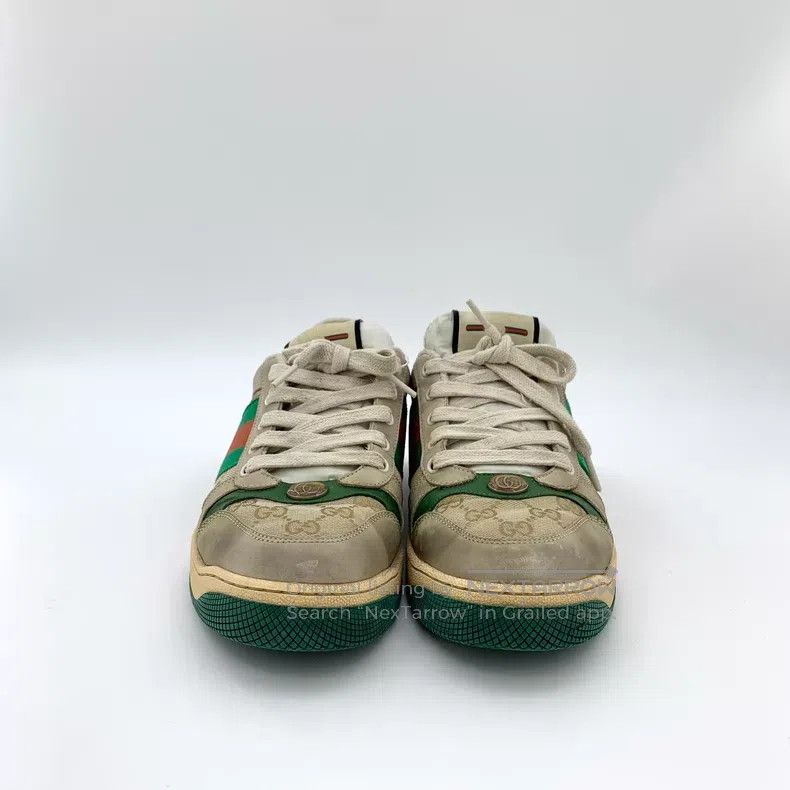 Gucci Gucci Butter green canvas patchwork GG enamel printed casu Size US 9.5 / EU 42-43 - 3 Thumbnail