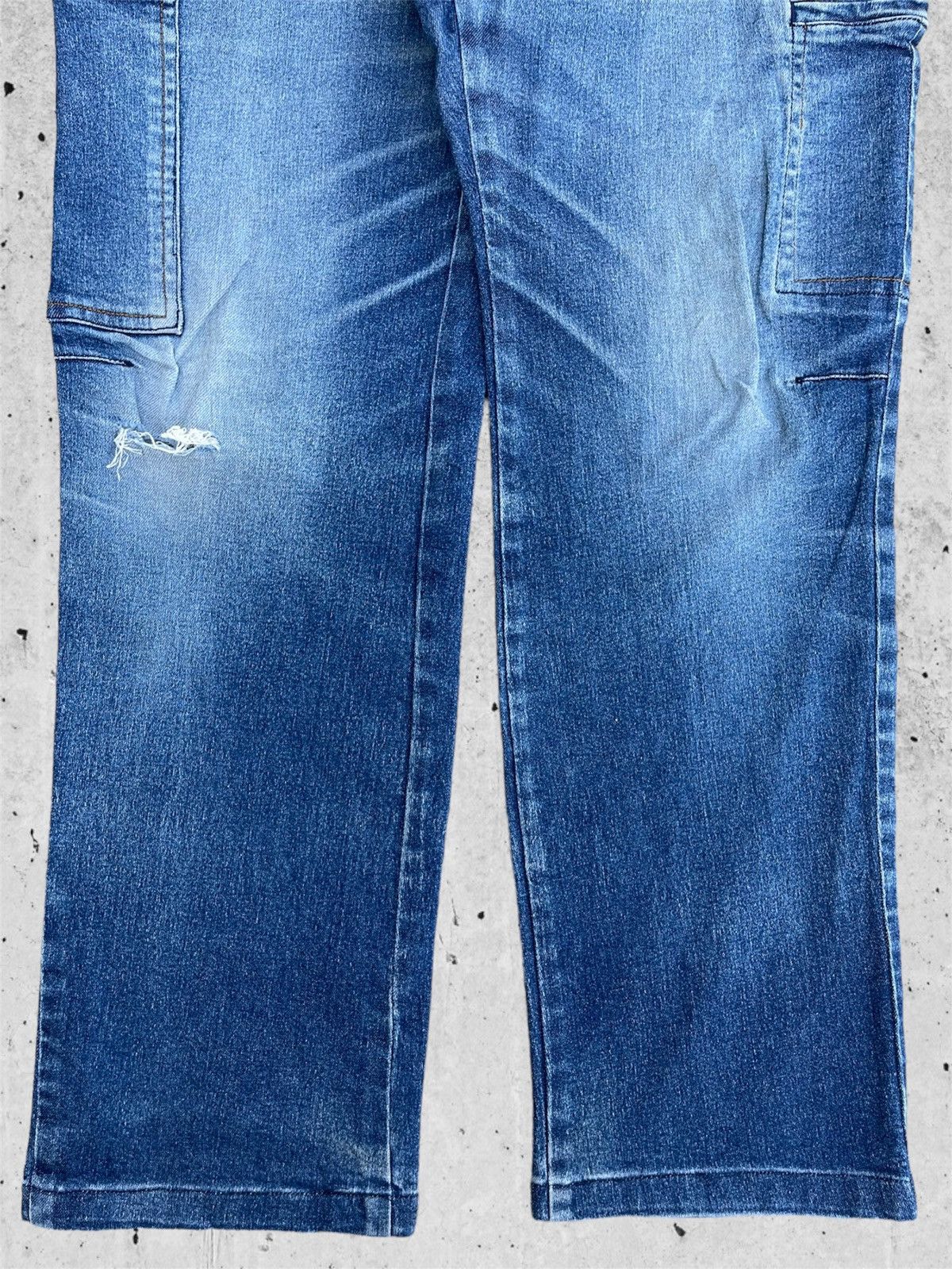 Japanese Brand 🔥 Taro & Hanako Japanese Distressed Denim W33🔥 Size US 33 - 4 Thumbnail