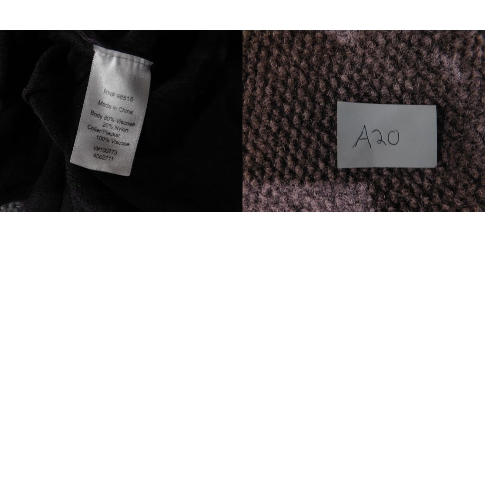 Coldwater Creek VINTAGE? (No) Coldwater Creek Cardigan Womens L Purple Open Front Draped Hem Knit Sweater Ladies Large Asymmetrical Hem Size L / US 10 / IT 46 - 9 Thumbnail