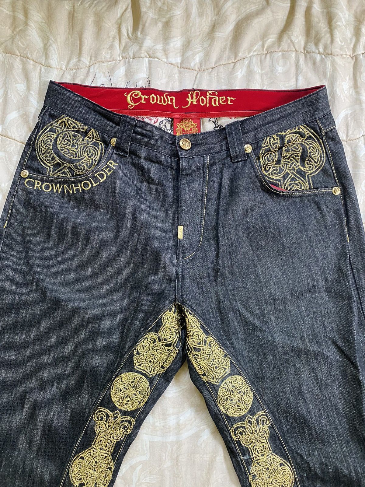 JNCO × Southpole × Vintage Rare Vintage Y2K Crownholder Baggy Cybergoth Jeans Size US 38 / EU 54 - 4 Thumbnail