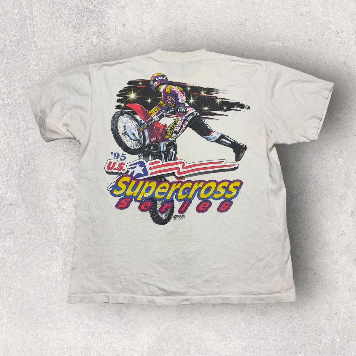 Anvil × Vintage Vintage Supercross tee Size US XL / EU 56 / 4 - 1 Thumbnail