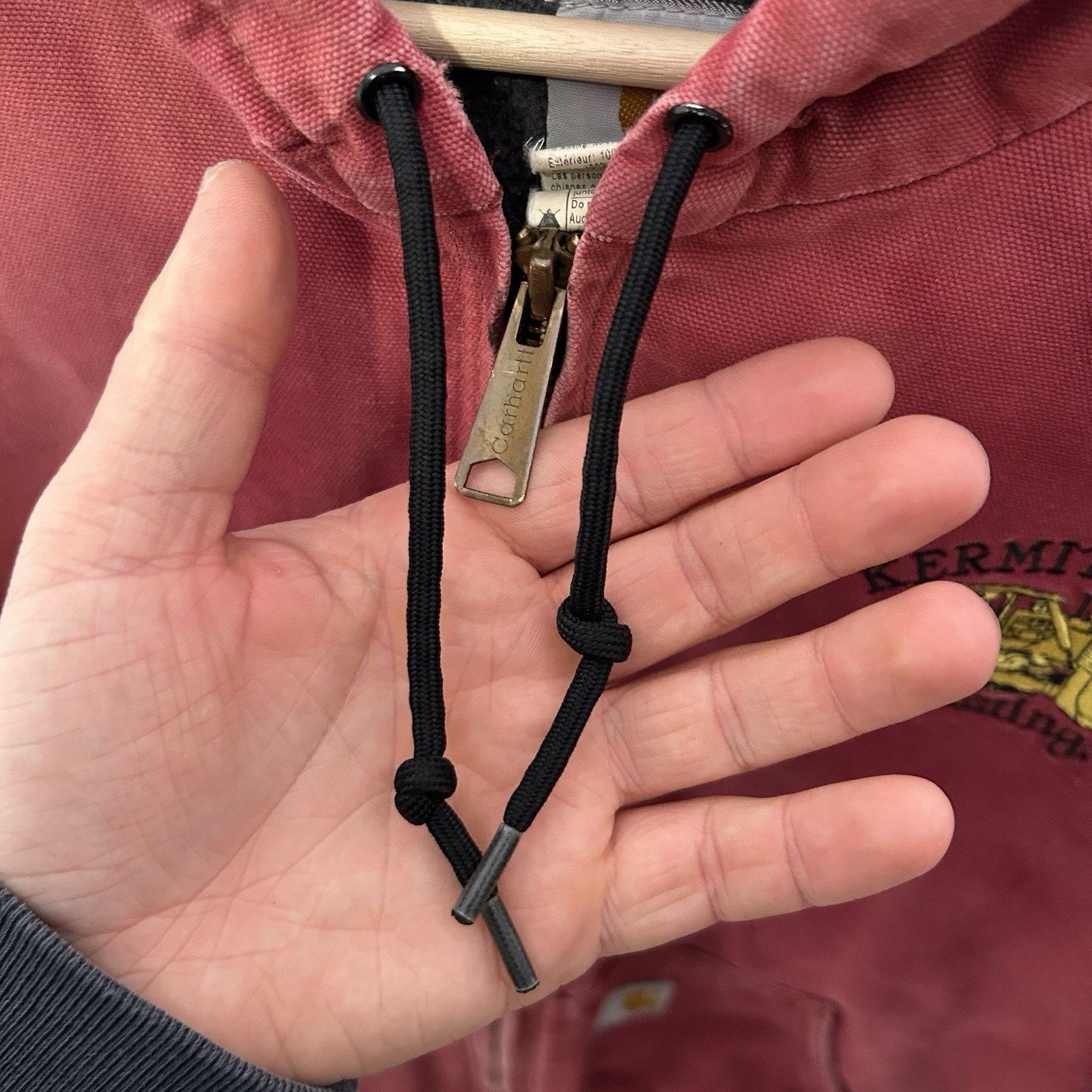 Carhartt Vintage Carhartt Fleece-Lined Active Jacket “Dark Red” J158 Size US XL / EU 56 / 4 - 7 Thumbnail