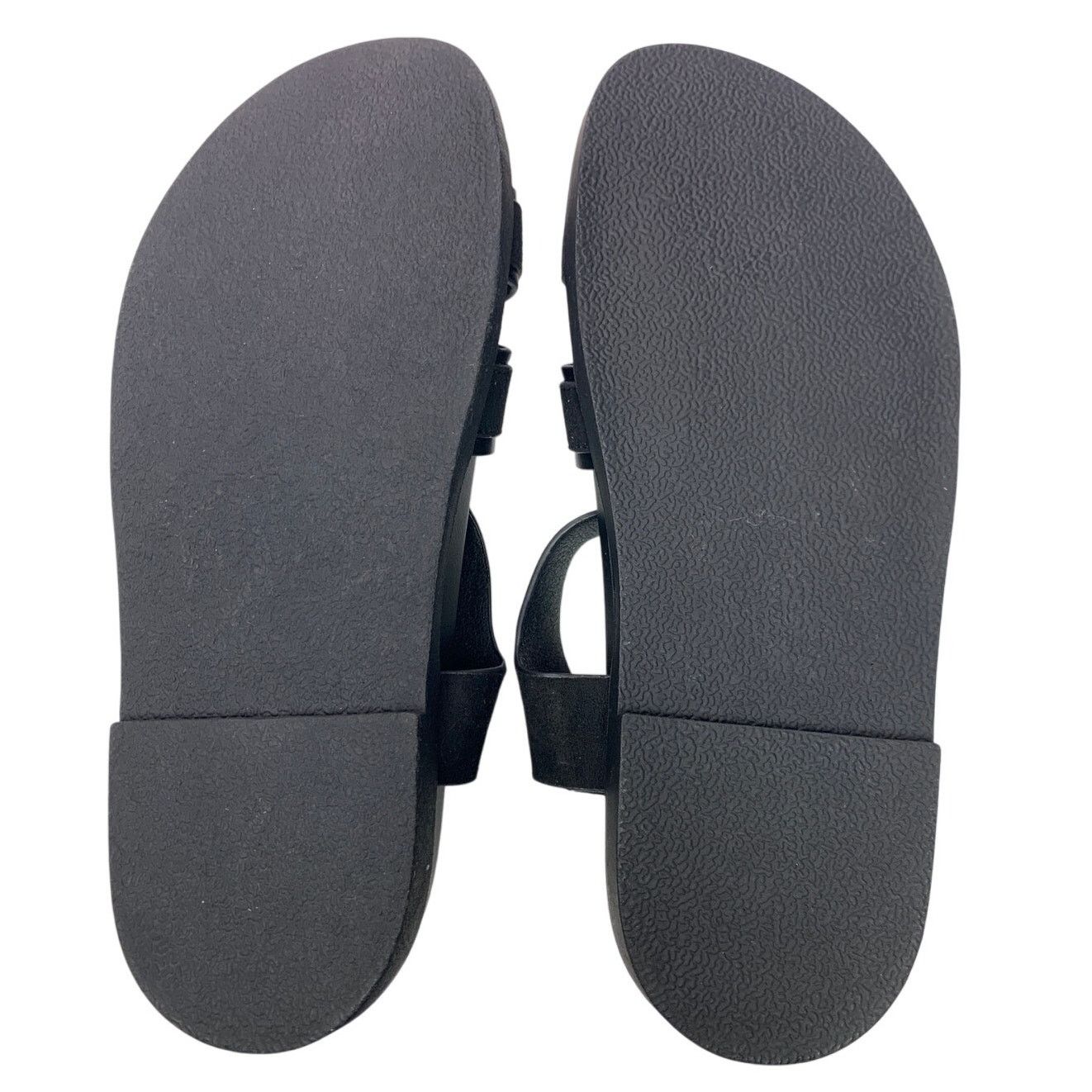 American Eagle Outfitters New American Eagle Womens Size 8 Black Faux Leather Sandals Size US 8 / IT 38 - 6 Thumbnail
