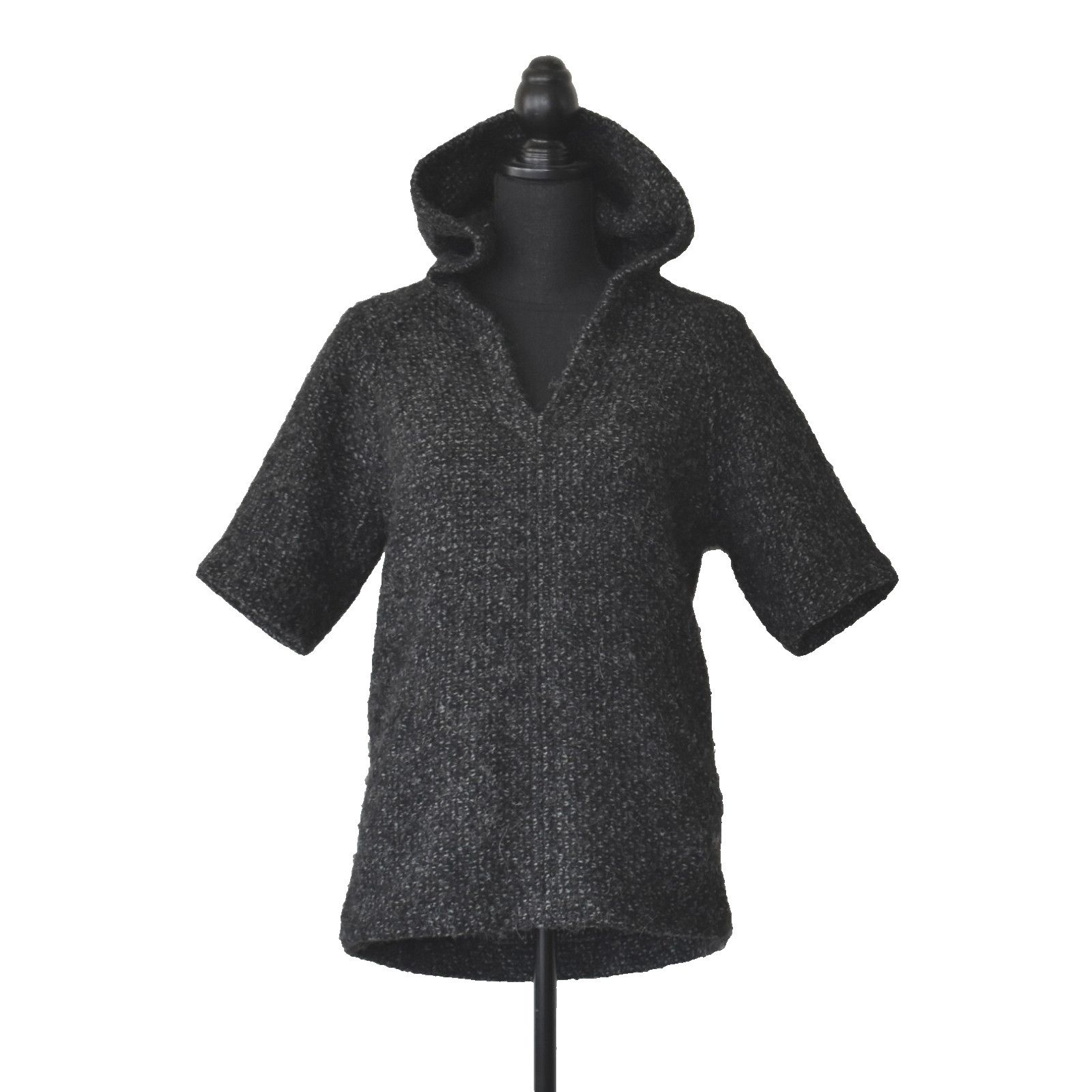 ISABEL MARANT Etoile Wool Short Sleeve Hoodie Sweater Size 1