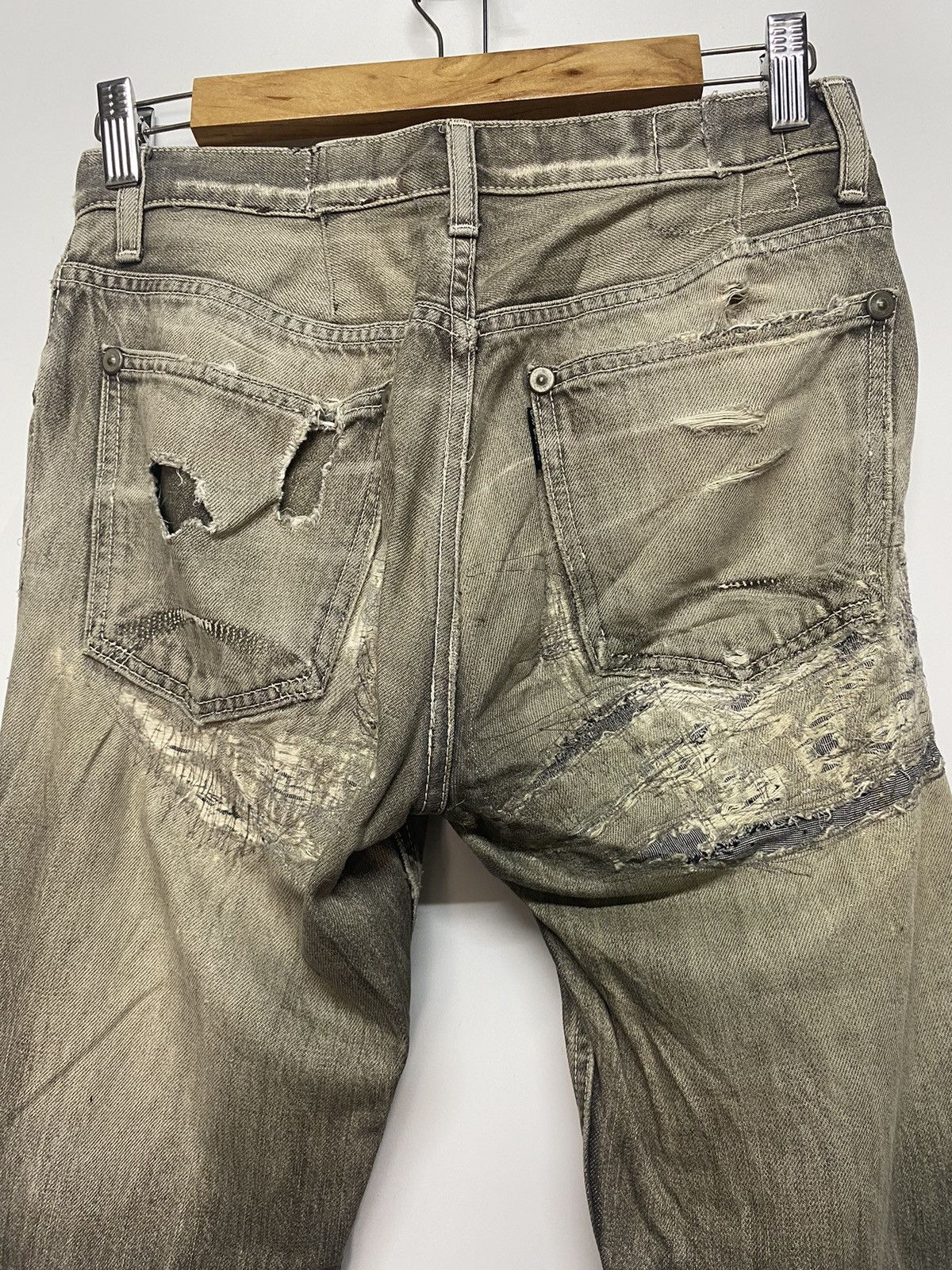 Japanese Brand Japanese Brand On Board Distressed Denim Jeans Size US 28 / EU 44 - 5 Thumbnail