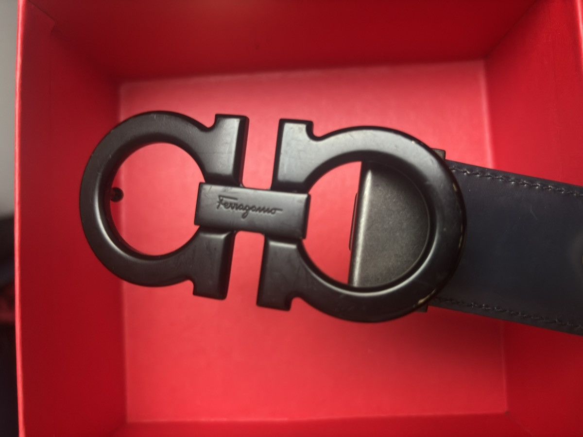 Salvatore Ferragamo FERRAGAMO Double Gancini Belt Size 30 - 3 Thumbnail