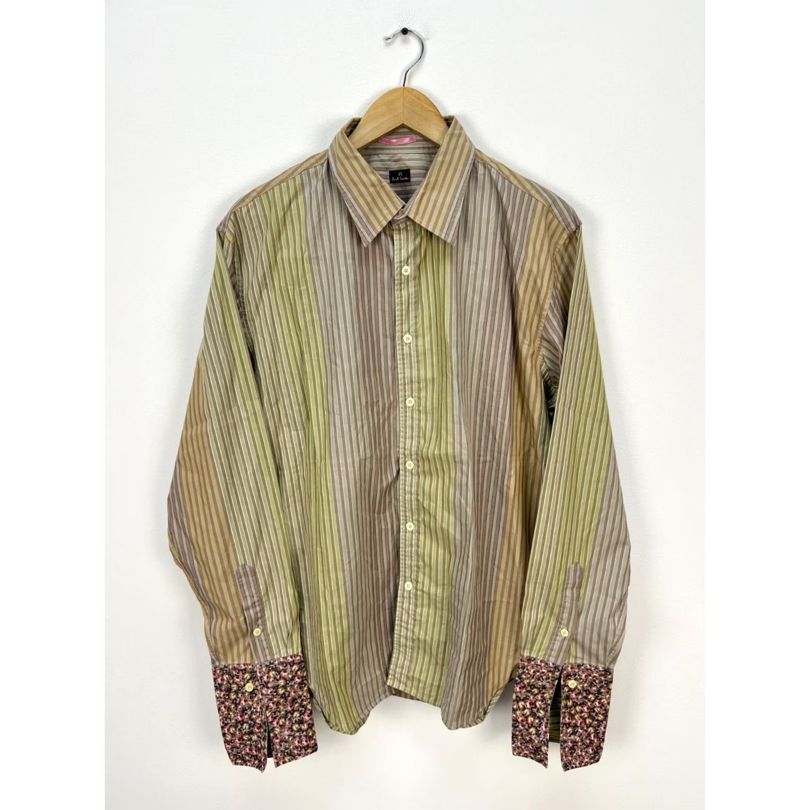 Paul Smith Paul Smith Multicolor Stripe Shirt Button Down Shirt Long Sleeve Mens XL Size US XL / EU 56 / 4 - 2 Thumbnail