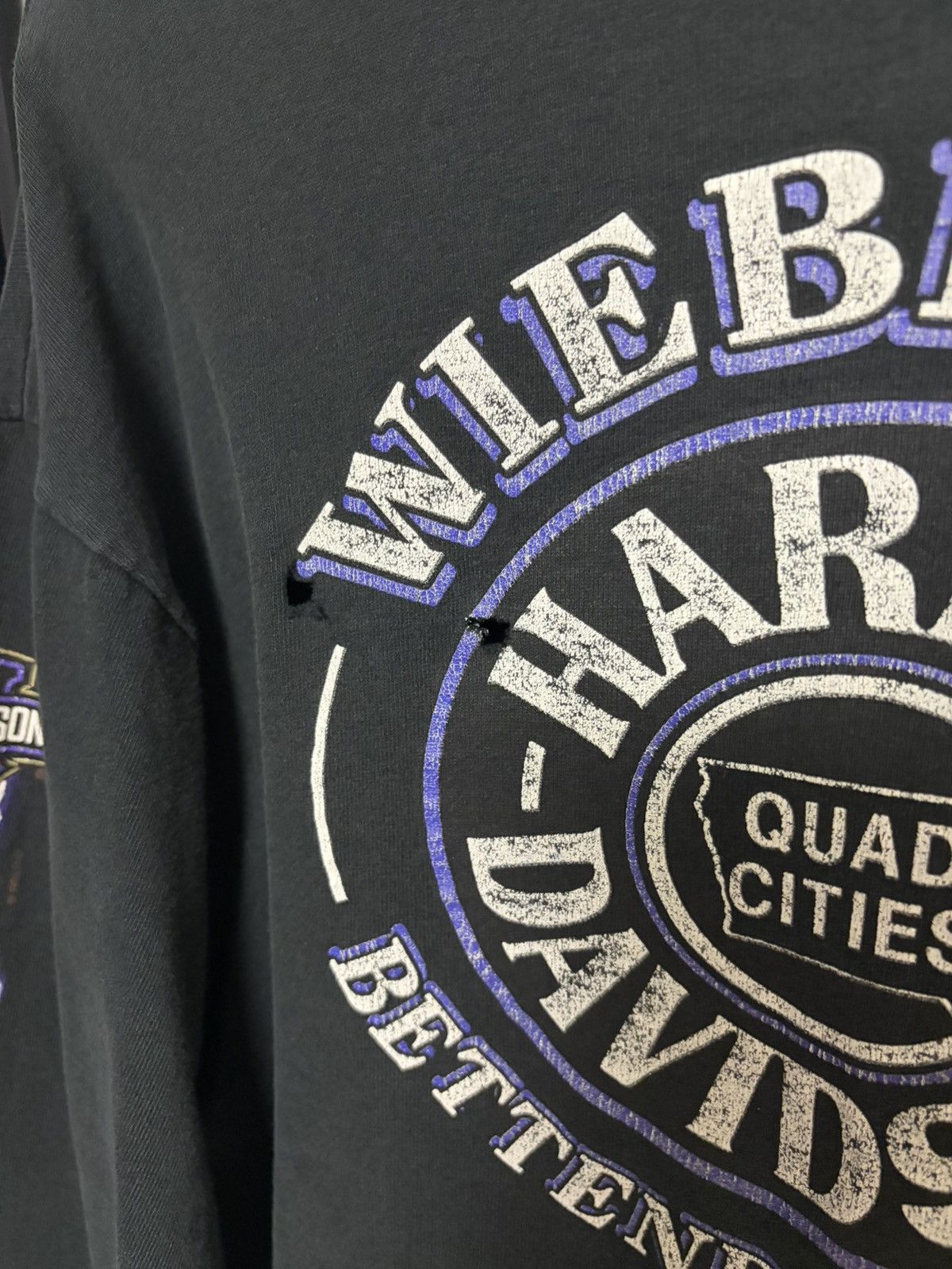 Vintage 90s vintage harley davidson lightening long sleeve Size US L / EU 52-54 / 3 - 4 Thumbnail