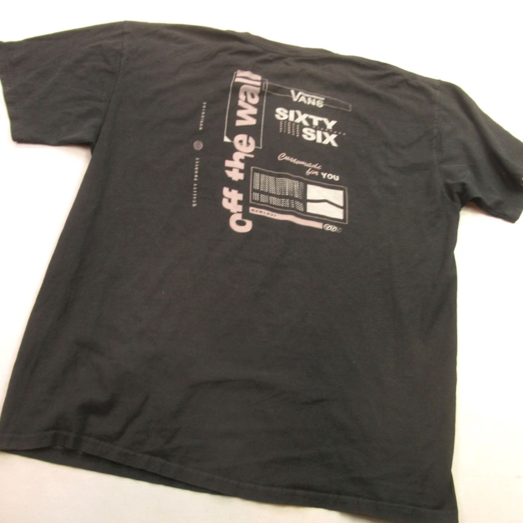 Vans Vans Shirt Mens XL Short Sleeve Crew Neck Black Lightweight Classic Fit Size US XL / EU 56 / 4 - 6 Thumbnail