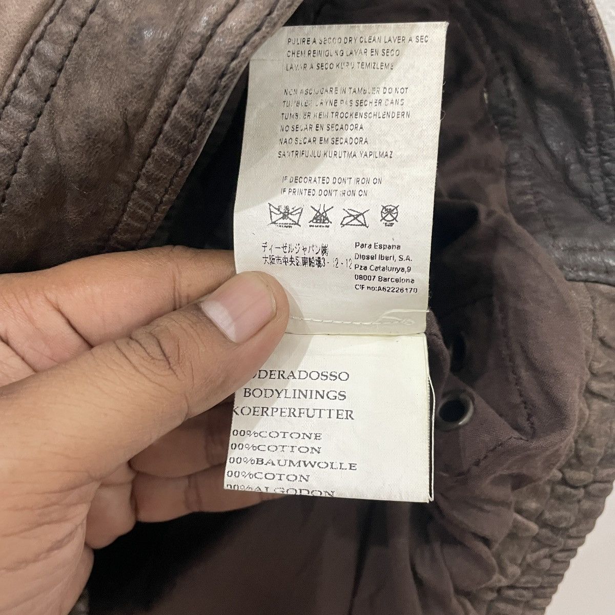 Diesel Vintage Diesel Leather Vest Size US S / EU 44-46 / 1 - 7 Thumbnail