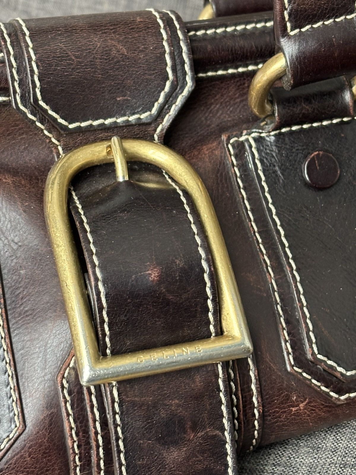 Celine Celine Ella Frame Leather Bag Size ONE SIZE - 13 Thumbnail