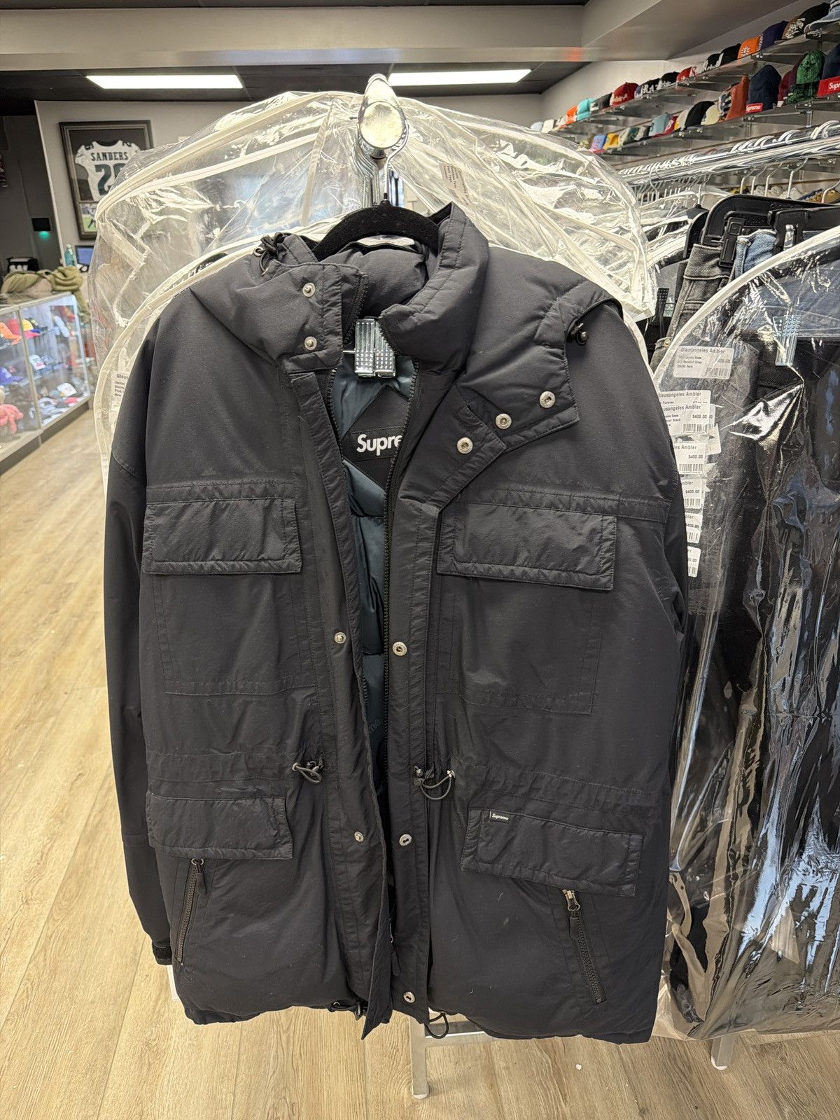 Supreme Supreme downtown parka black Size US L / EU 52-54 / 3 - 1 Thumbnail