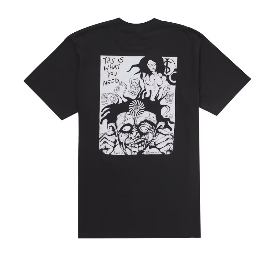 Supreme Supreme Fuckin Blowout Tee Black Size L Size US L / EU 52-54 / 3 - 2 Thumbnail